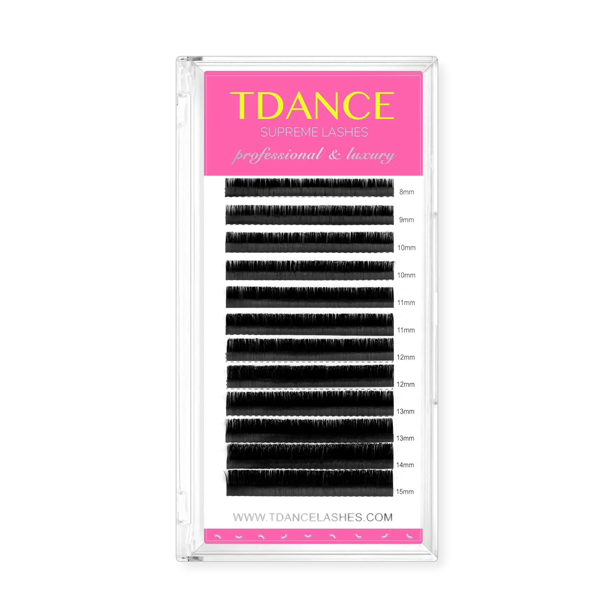 C-0.07, Mixed 8-15Mm: Tdance Eyelash Extension C Curl 0.07Mm Thickness Semi Permanent Individual Eyelash Extensions Silk Volume Lashes Professional Salon Use Mixed 8-15Mm Length