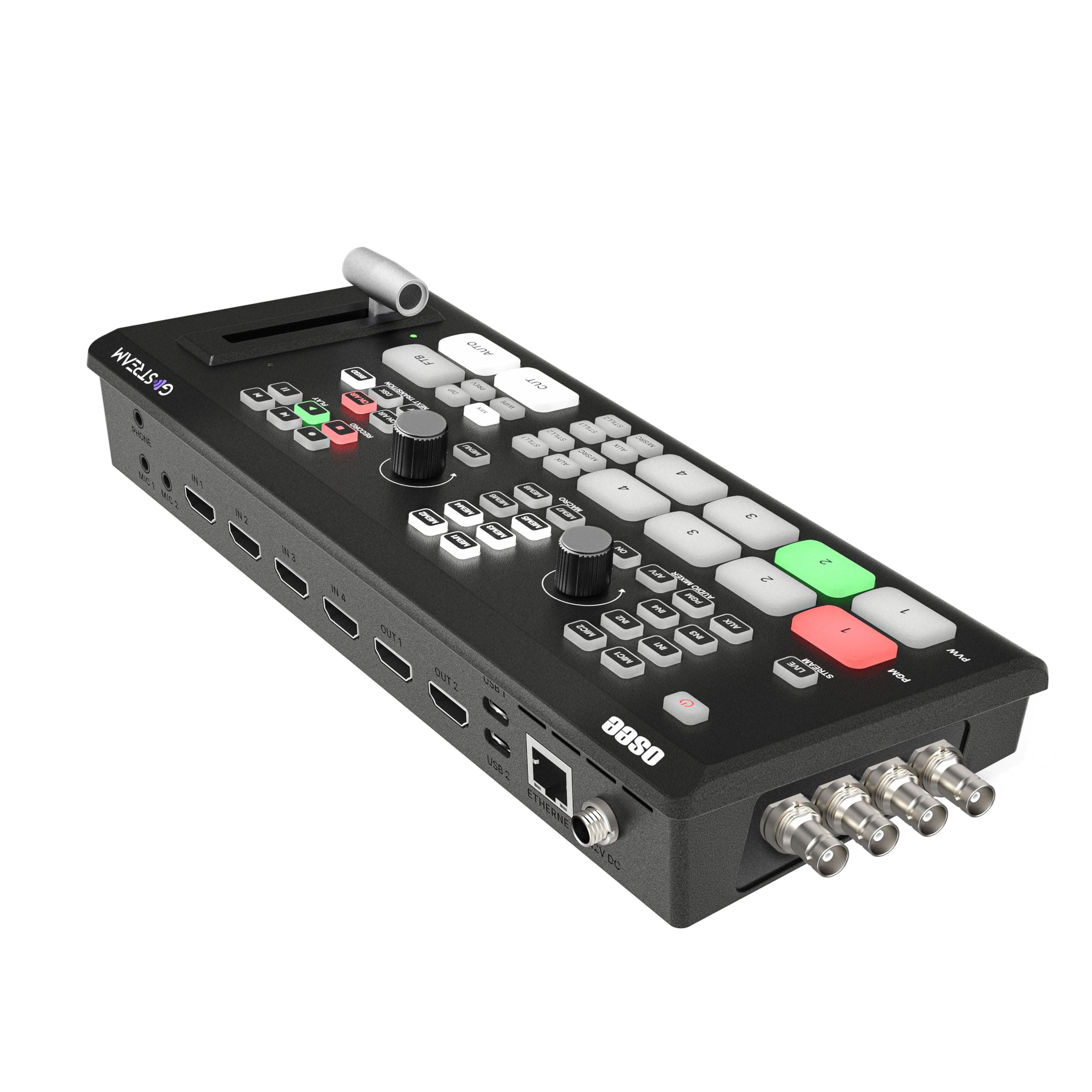 osee GoStream Duet Multiple Camera SDI and HDMI Live Stream Video Mixer Switcher with SD Record and NDI HX Supported