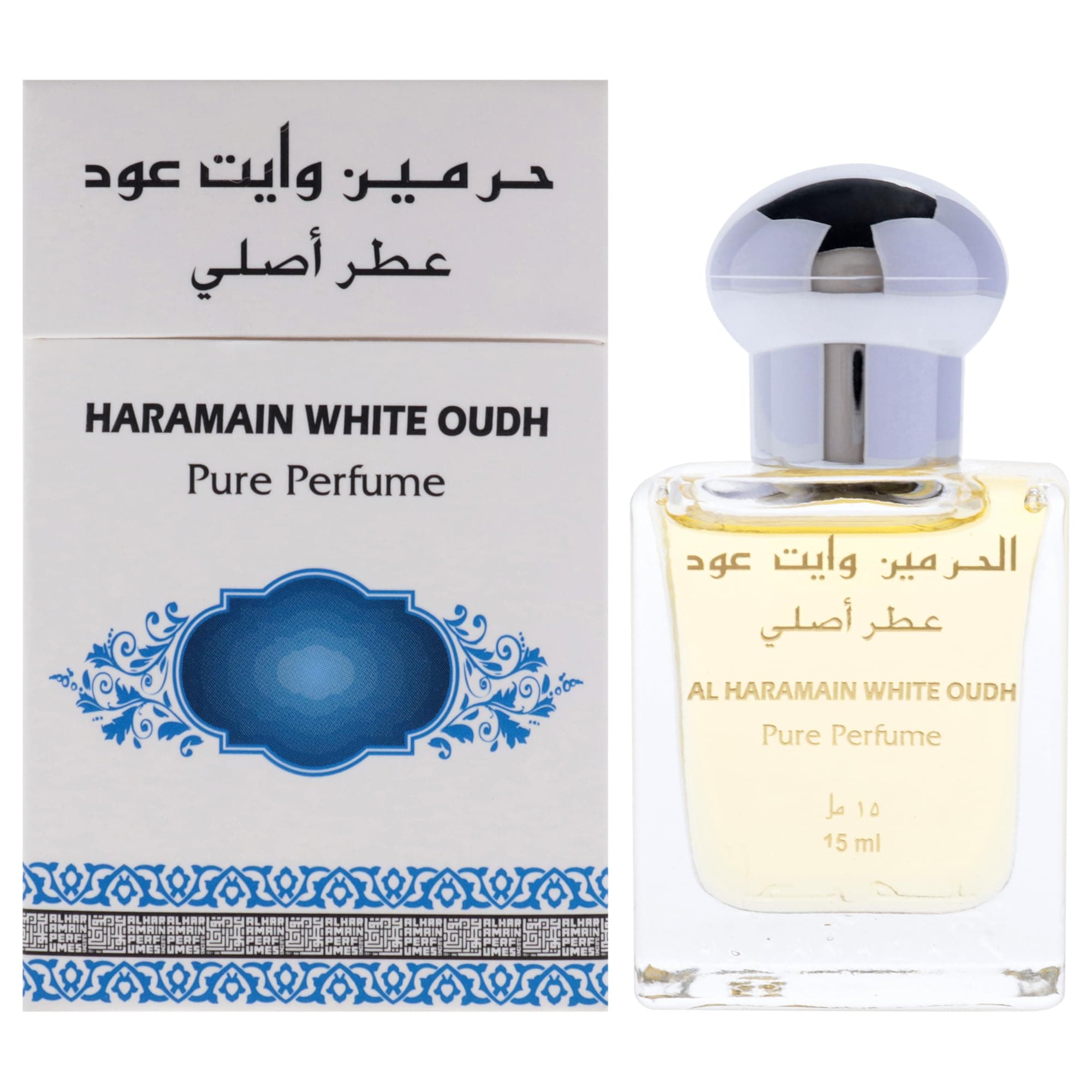White Oudh by Al Haramain for Unisex - 0.5 oz Parfum Oil Rollerball