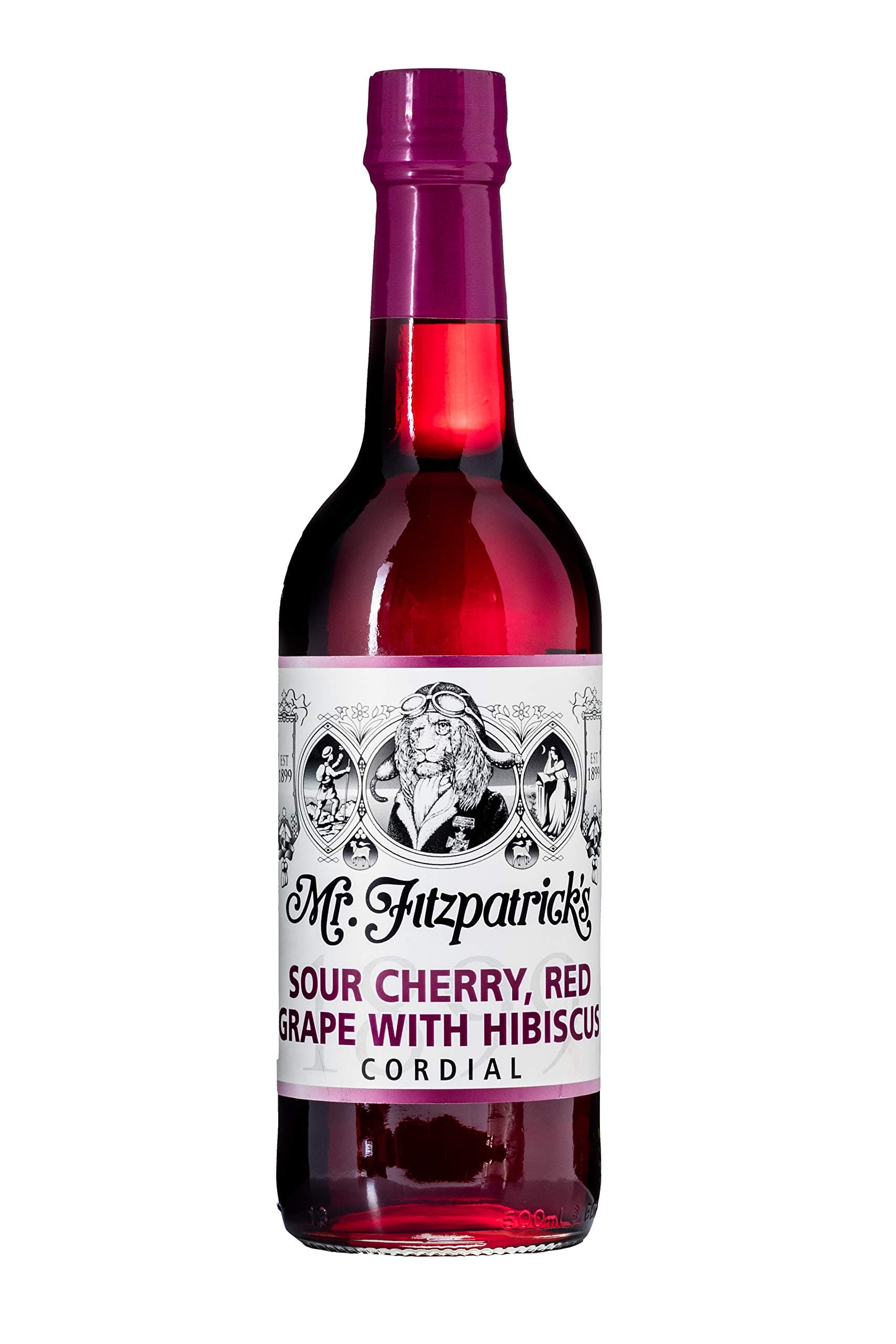 Mr Fitzpatricks Sour Cherry and Red Grape Cordial, 500 g