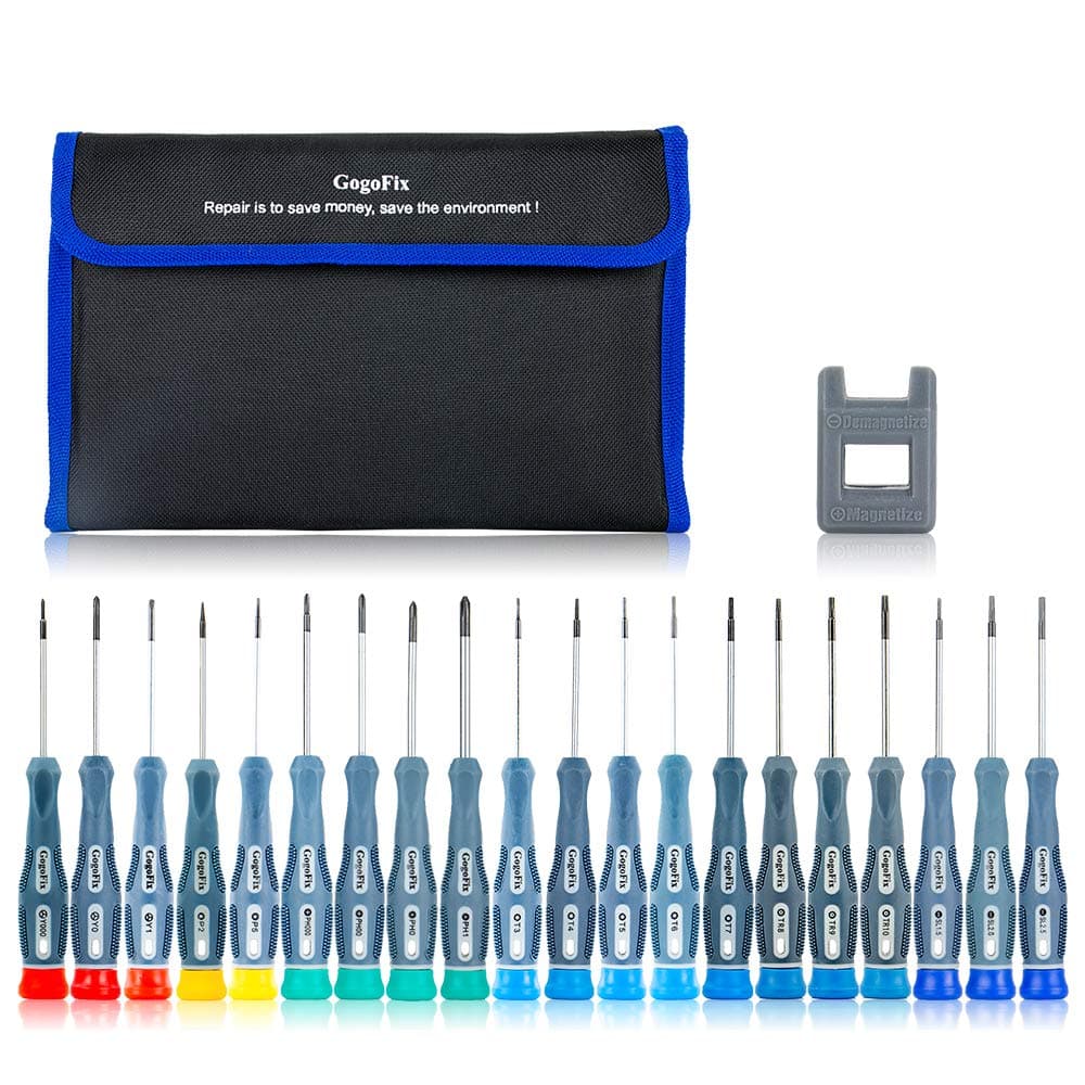 Precision 20 Pieces Screwdriver Set for Electronics, Computer, Laptop, Phone, Pad, Gaming Console, Camera... Repair and Maintenance