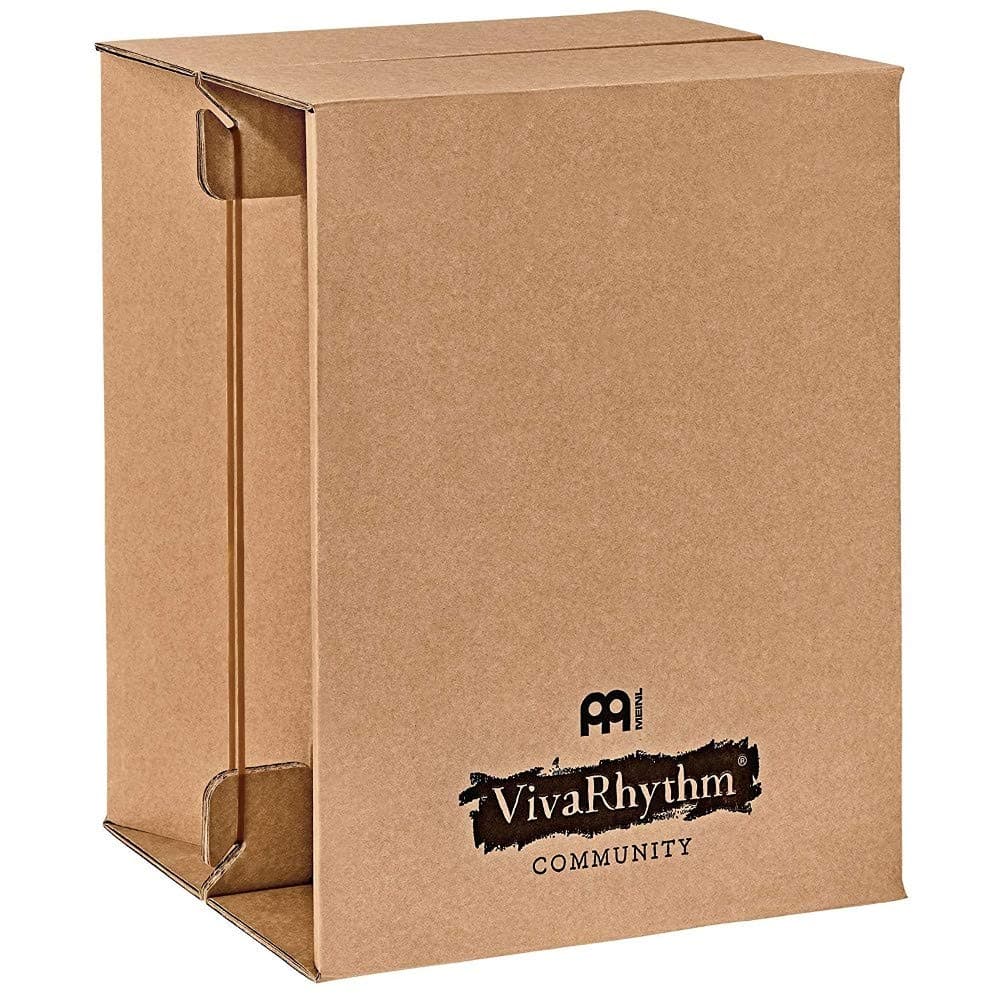 Percussion Cajon2Go Cajon Instrument - Foldable drum box for portability - Made of cardboard (VR-CAJ2GO)