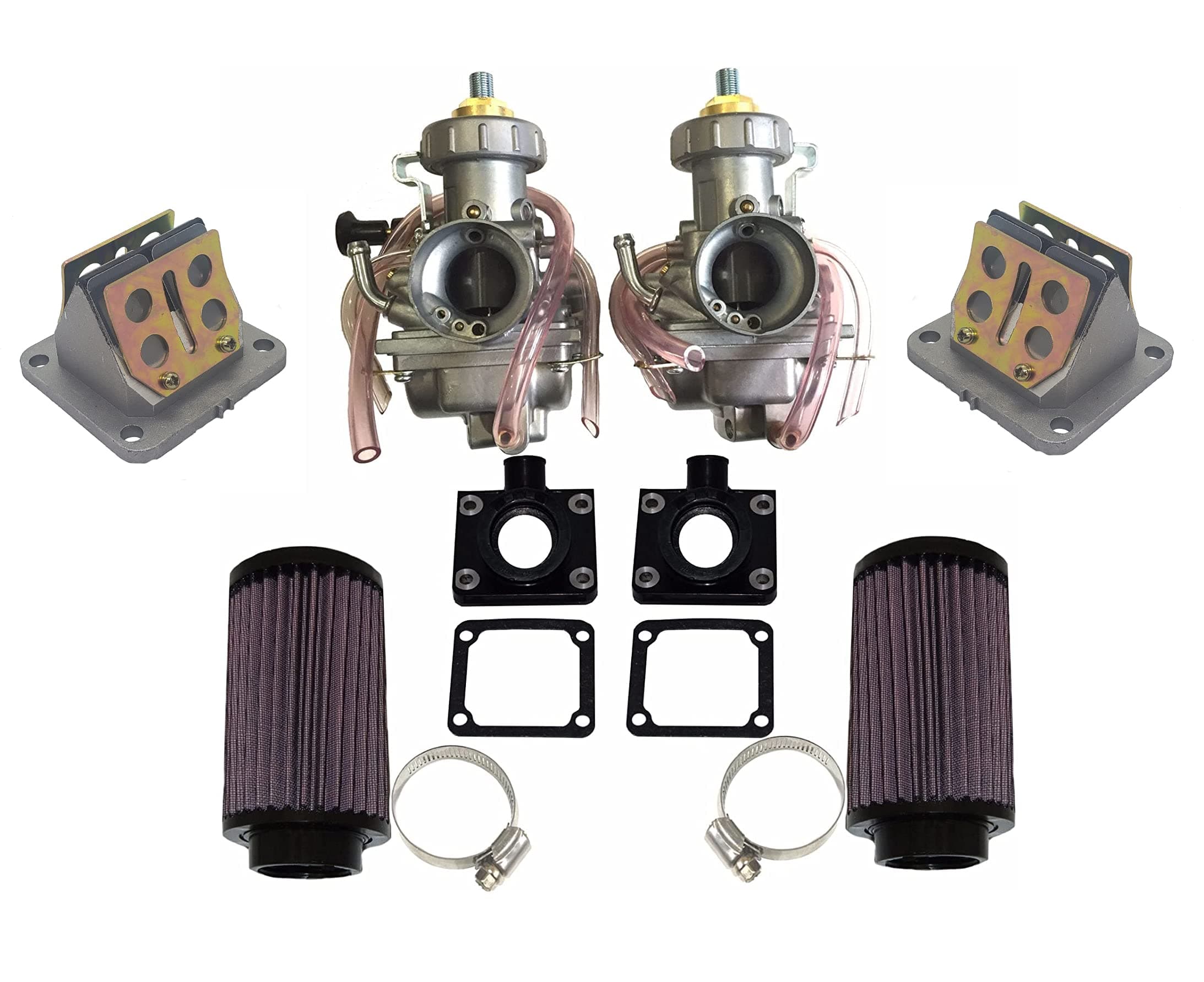 ZOOM ZOOM PARTS CARBURETOR AIR FILTER CLEANER INTAKE REED VALVE REPLACEMENT FIT YAMAHA BANSHEE 350 1987 88 89 90 91 92 93 94 95 96 97 98 99 00 01 02 03 04 05 2006 350 YFZ 350 CARB