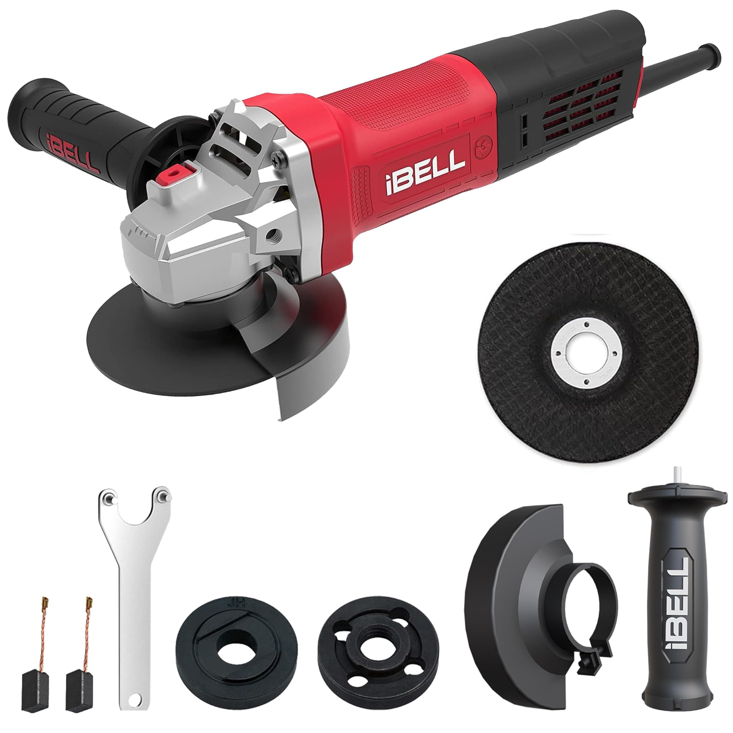 Angle Grinder AG10-70 | 850W Heavy Duty | Copper Armature | 100mm/4" Disc Dia | 11000 RPM | With Grinding Wheel & Guard | Ideal for Metal, Stone & Concrete Work