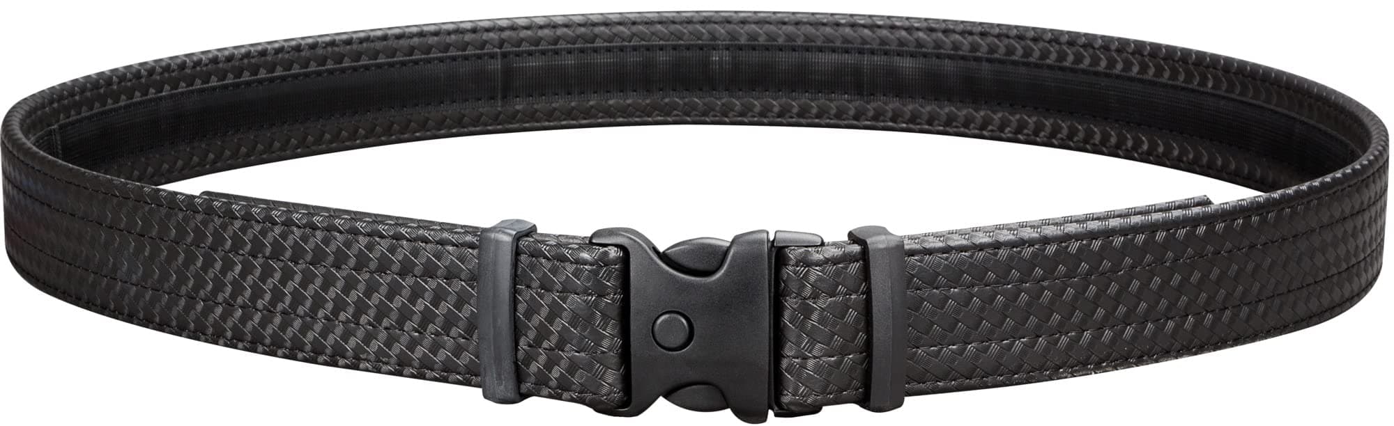 Law Enforcement Mirage Basketweave Ultra Duty Belt with Hook and Loop Lining (X-Large, Black)