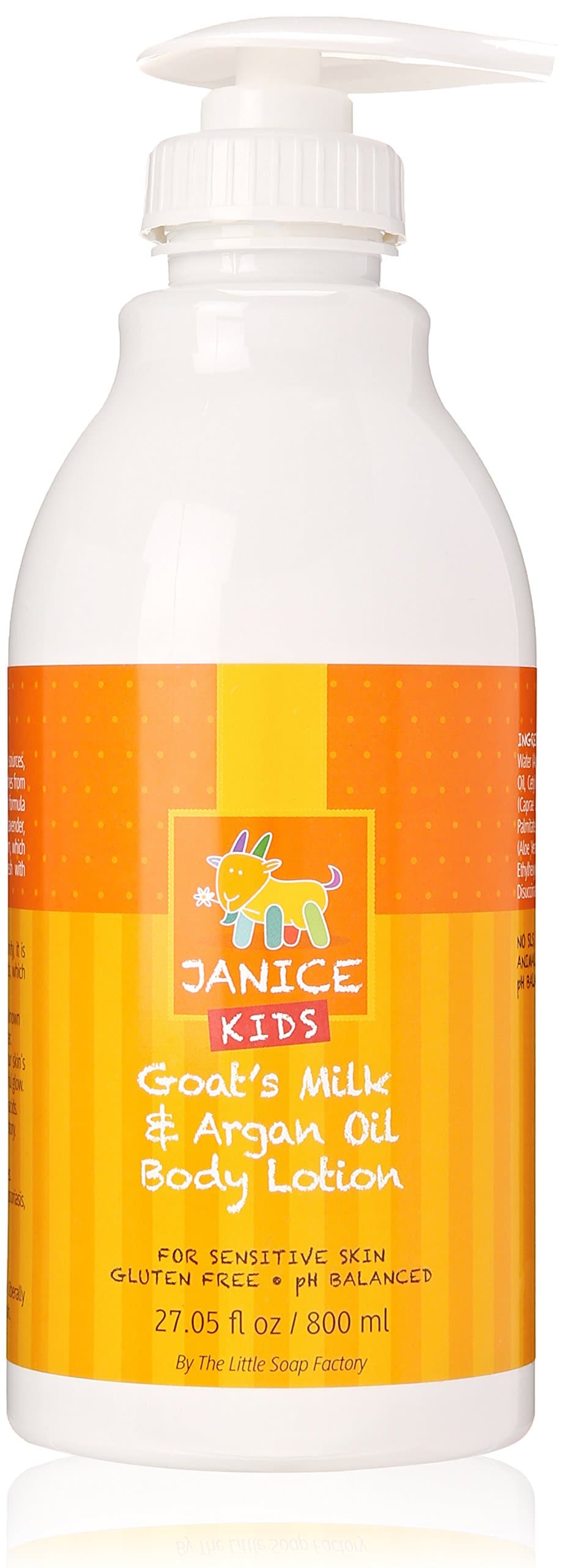 Janice Kids Goat's Milk and Argan Oil Lotion, Original, 27.05 Fluid Ounce
