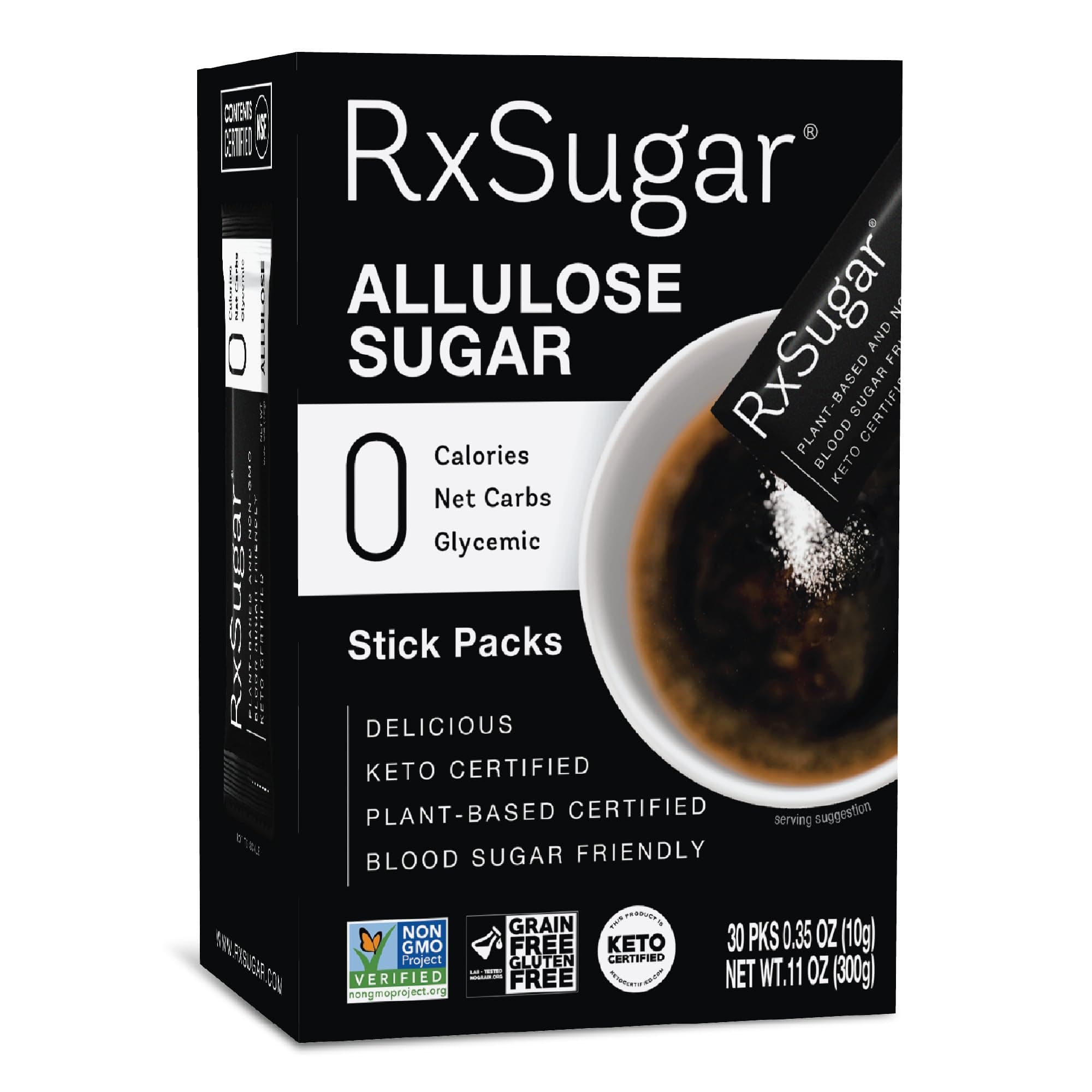 RxSugar Nutritious Sugar Stick Packs - 30 Packs
