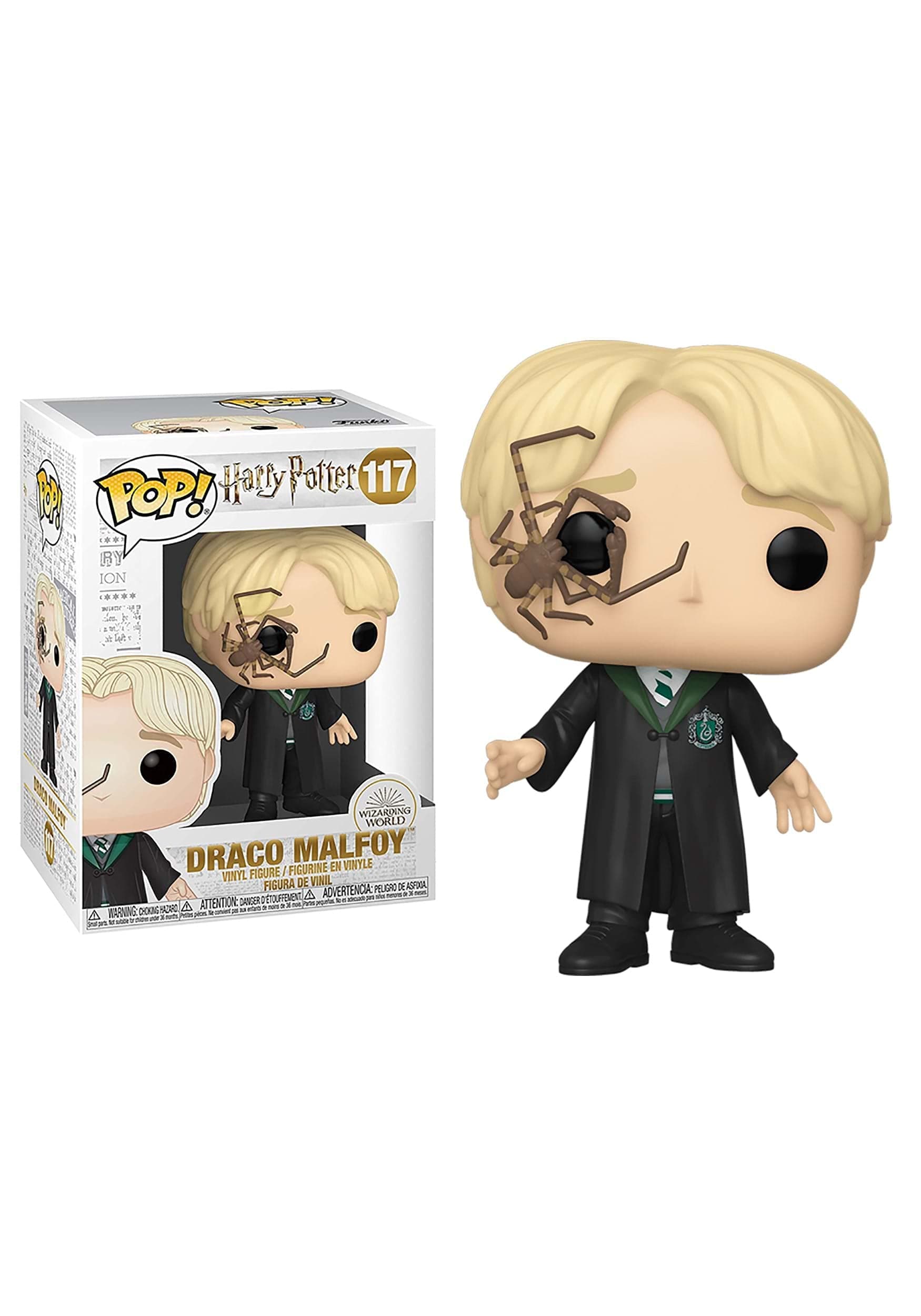 Funko Pop! Harry James Potter-Malfoy With Whip Spider - Harry Potter - Figura in Vinile da Collezione - Idea Regalo - Merchandising Ufficiale - Giocattoli per Bambini e Adulti - Movies Fans