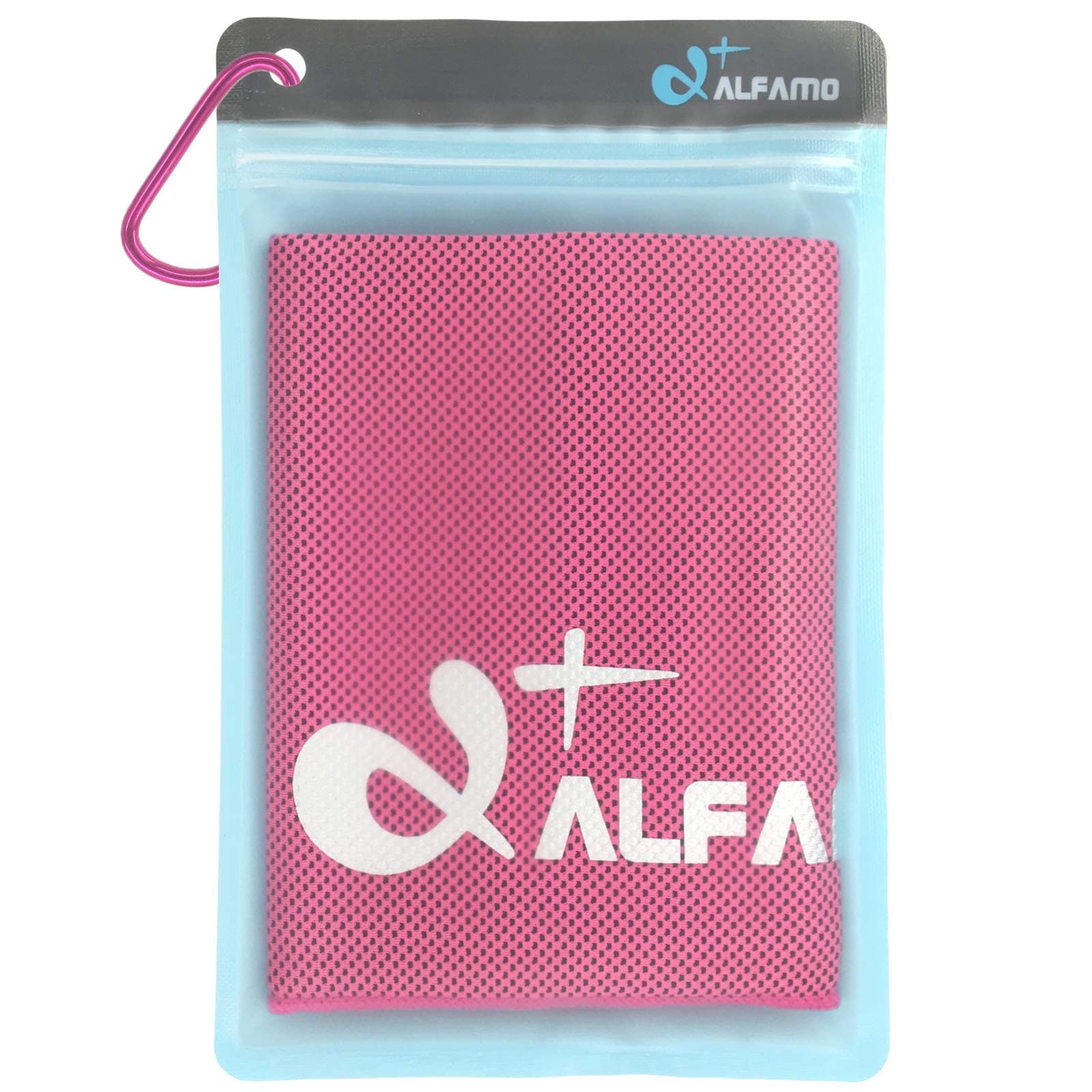 Alfamo Cooling Towel for Sports, Workout, Fitness, Gym, Yoga, Pilates, Travel, Camping & More
