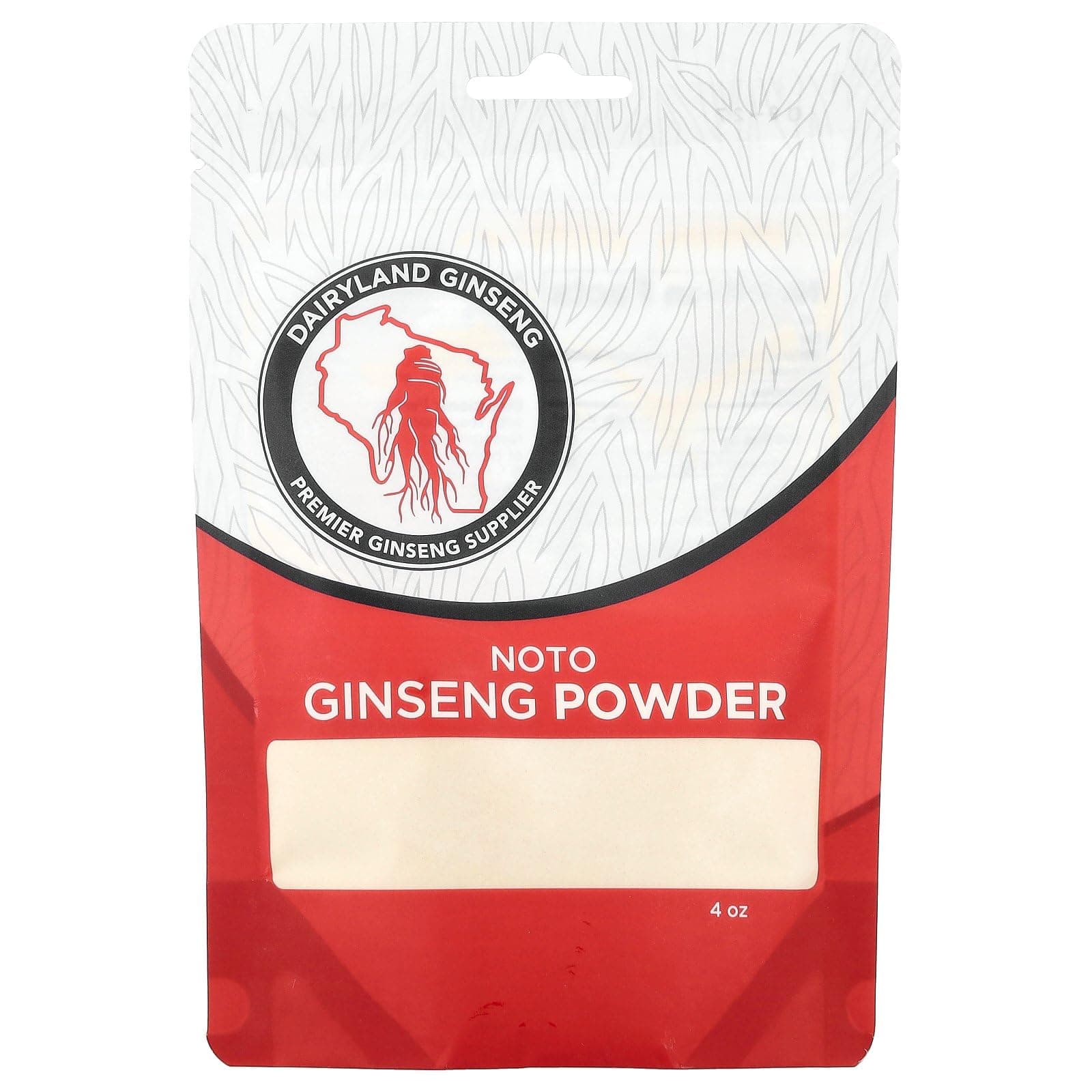 Dairyland Ginseng - Premiume Pure Panax Notoginseng Powder (4 oz) - 100% Natural Tien Chi Root Powder田七粉, Enhances Wellness - Herbal Remedies - Gluten Free, Non-GMO 北人参,三七粉