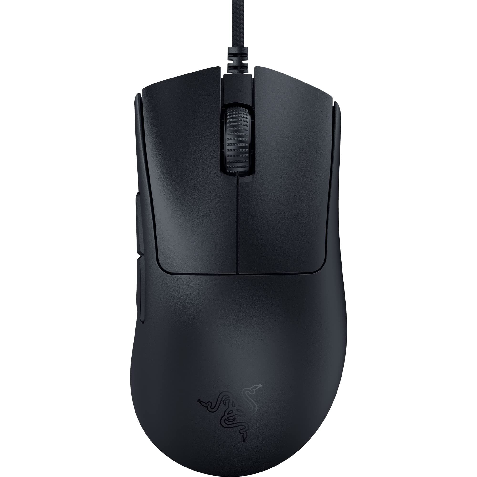 DeathAdder V3 - Ergonomic Esports Mouse (59 g Lightweight Design, Ergonomic Form, 30K Optical Sensor, Optical Mouse Switches Gen-3, 8000Hz HyperPolling Technology, Speedflex Cable) Black