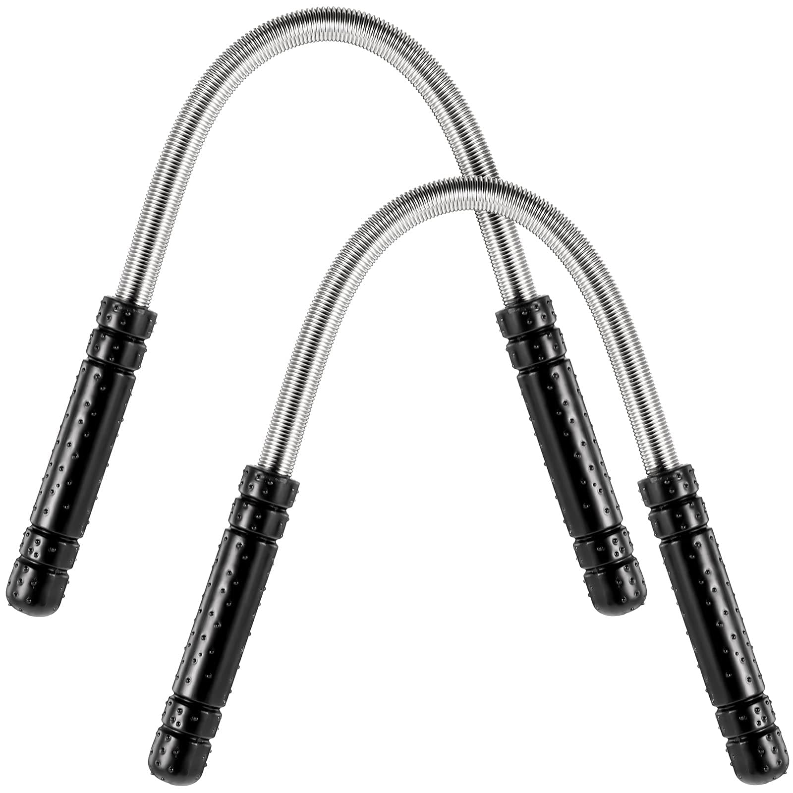 Mudder 2 Pieces Facial Hair Remover Spring Eyebrow Face Epilator Threading Tool Remove Hair from Upper Lip, Chin, Cheeks and Neck for Women Girls or Men, Black