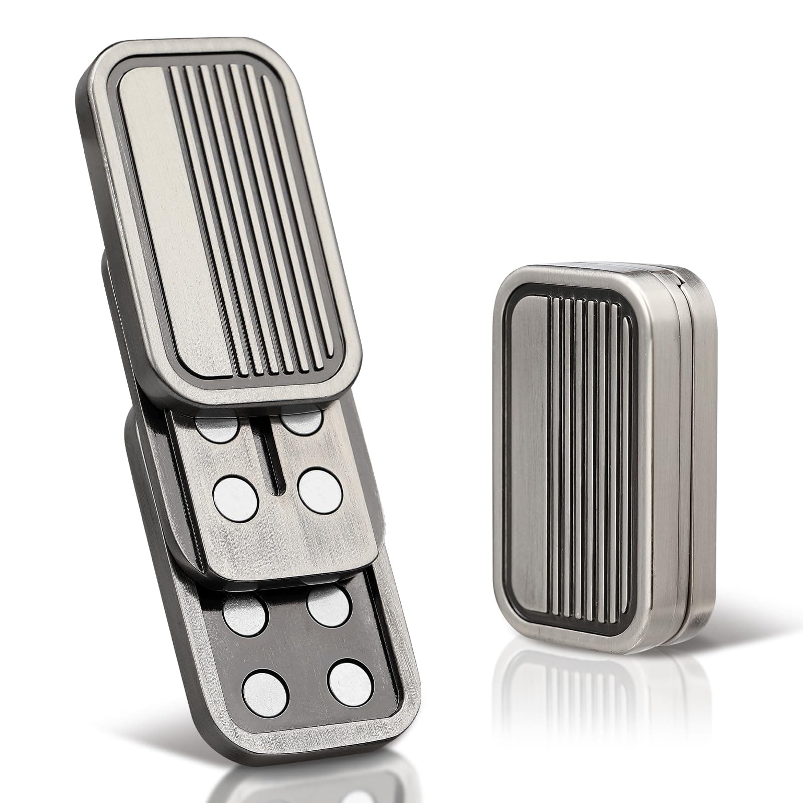 EDCメタルフィジェットスライダー - フィジェットトイ 大人用 ADHD&自閉症用磁気フィジェット ストレス解消ギフト用マグネットトイ