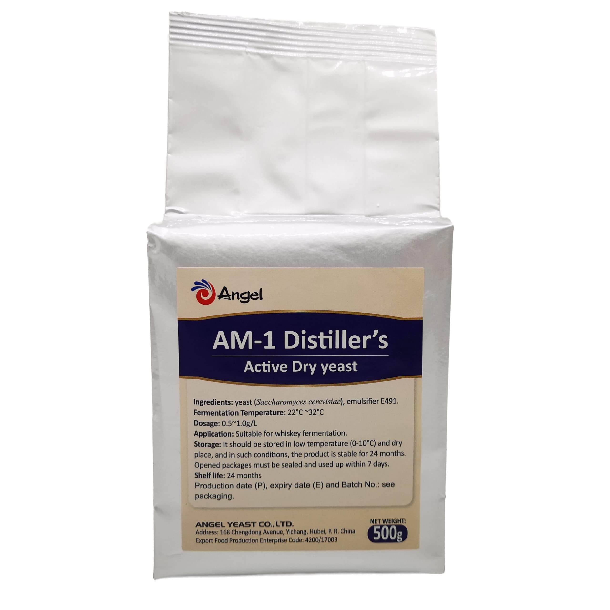 Whiskey Distillers Yeast - For Whiskey Distilling - Angel Yeast AM-1 500g Pack
