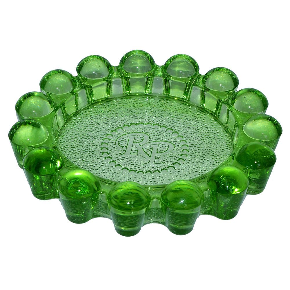 Rocky Patel Luxury Lifestyle Ashtray Green Circulo