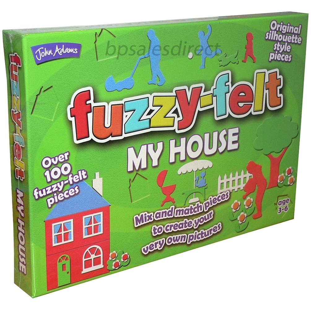 John Adams & Toy Brokers Fuzzy-Felt Series 1 My House