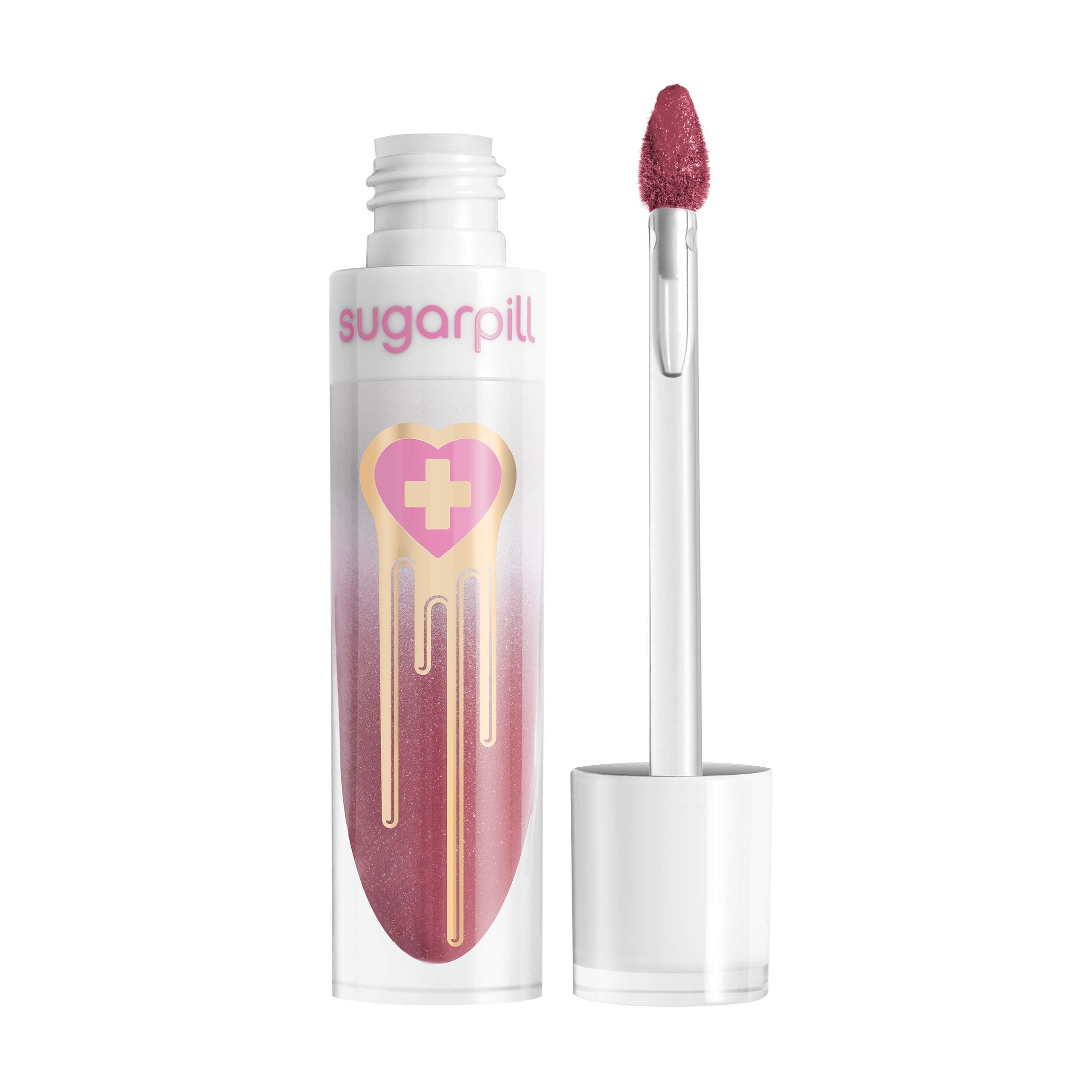 Sugarpill Sparkle Glitter Lip Gloss, Swipe Left (Pink)