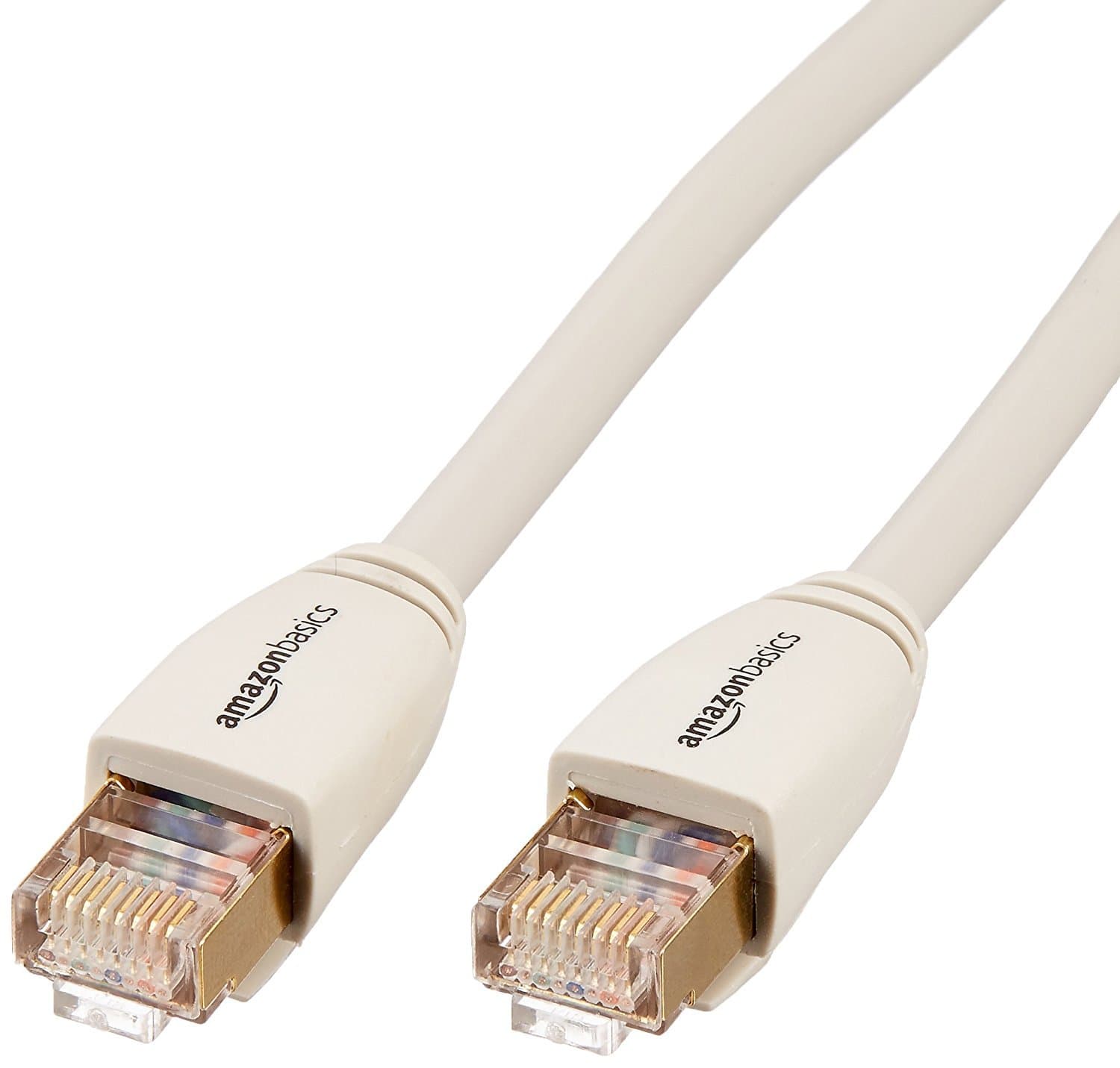 Amazon Basics HL-007286 RJ45 Cat7 Network Ethernet Patch Cable - 3 Feet, White