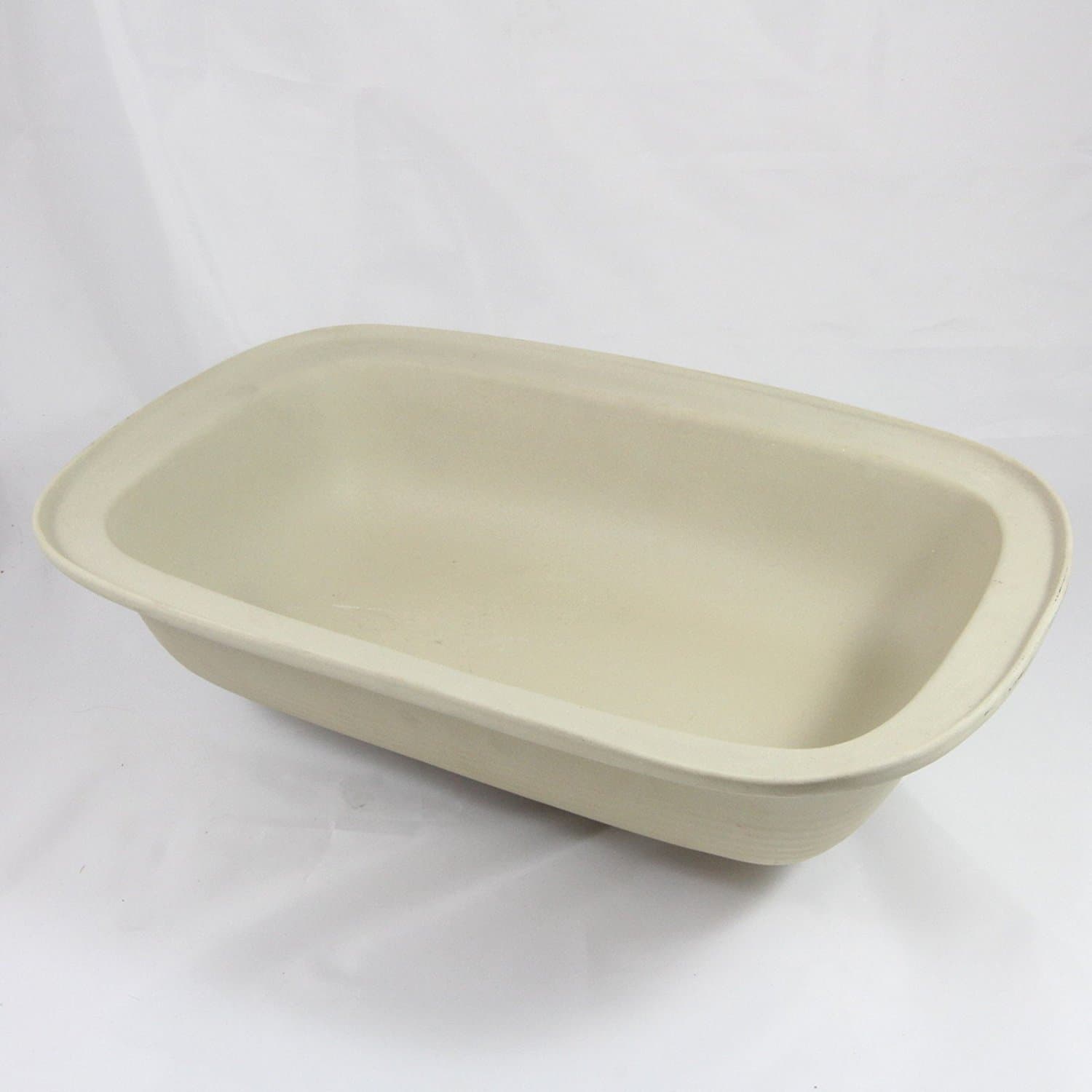Pampered Chef Family Heritage Stoneware Rectangular Lid/Bowl #1435