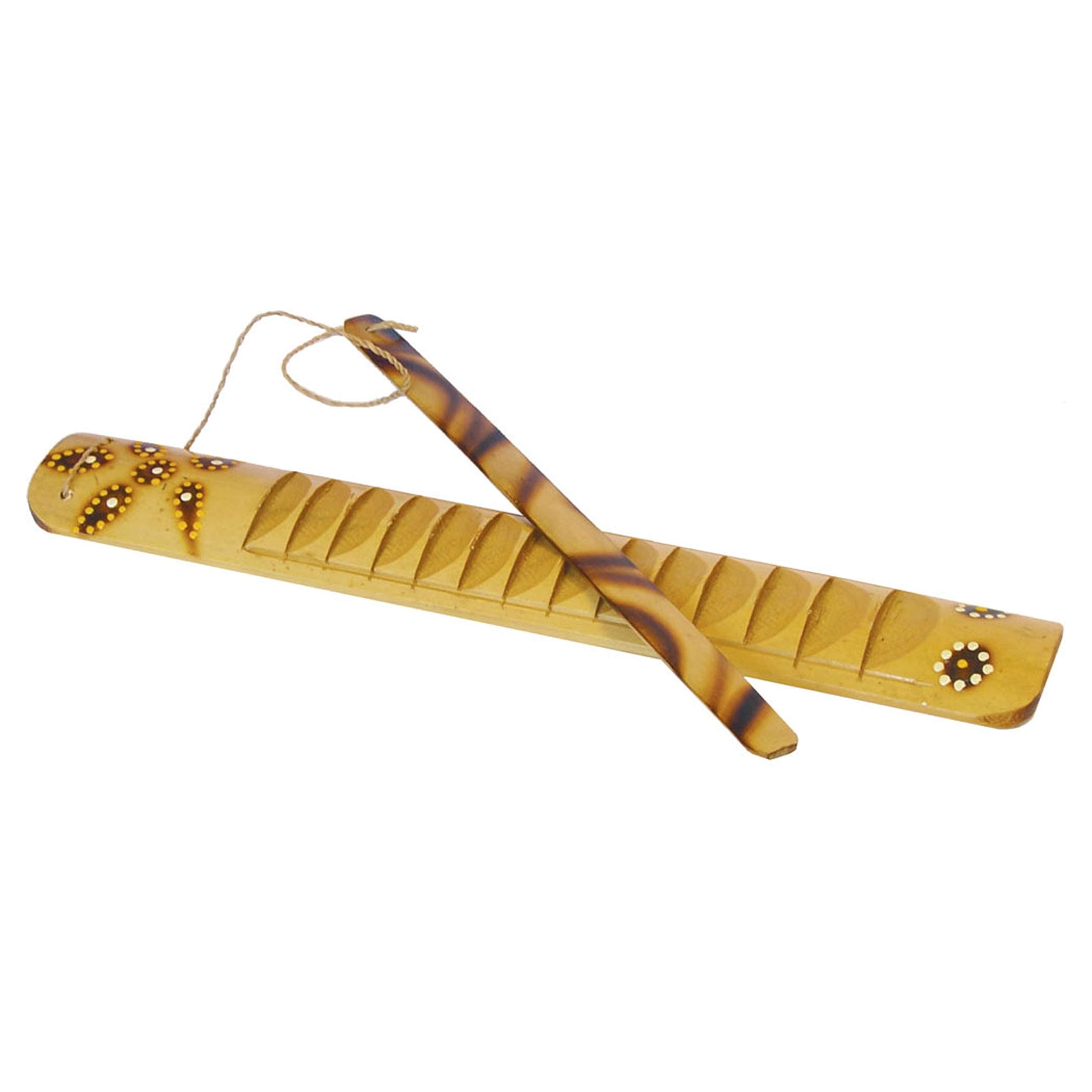 Percussion Plus PP629 Bamboo Guiro,Brown