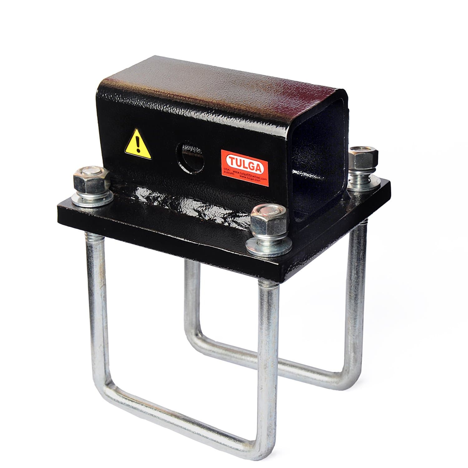 RV Bumper Hitch Receiver Adapter Mount for Bike Trailer Trailer Coachman for 4" Square Continuous Welded RV Bumpers Cargo Carrier Bumpers