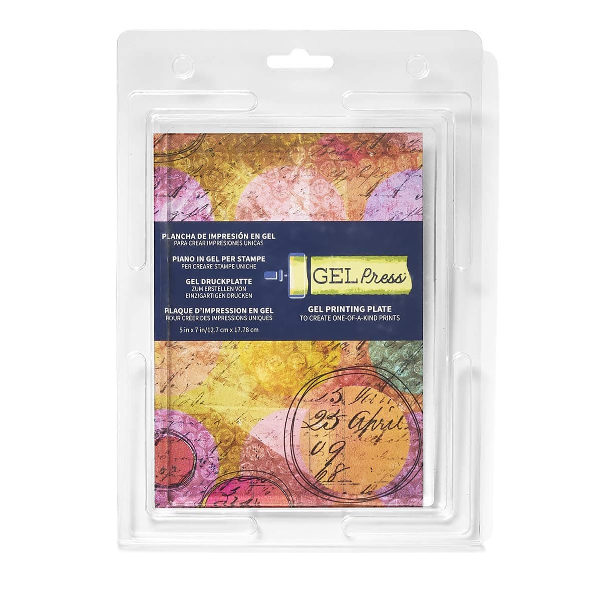 Gel Press 10810 Plate 5"X7", 5 x 7-inch, Multi-Colour