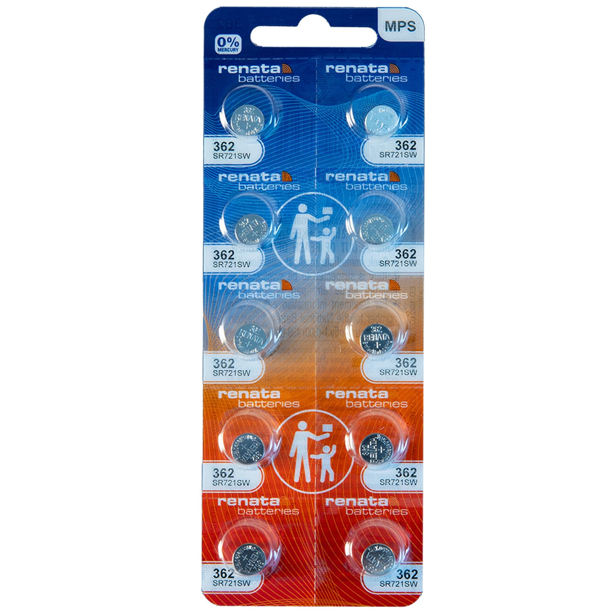 362 SR721SW Batteries - 1.55V Silver Oxide 362 Watch Battery (10 Count)