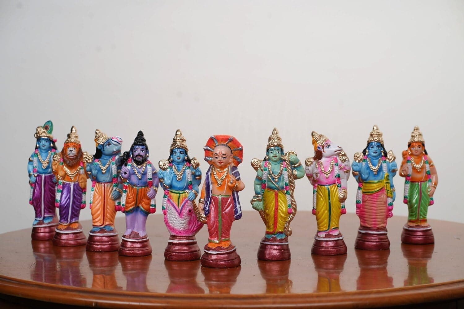Puja N Pujari Dasavataram Golu Dolls Set Small for Navaratri and Sankranti