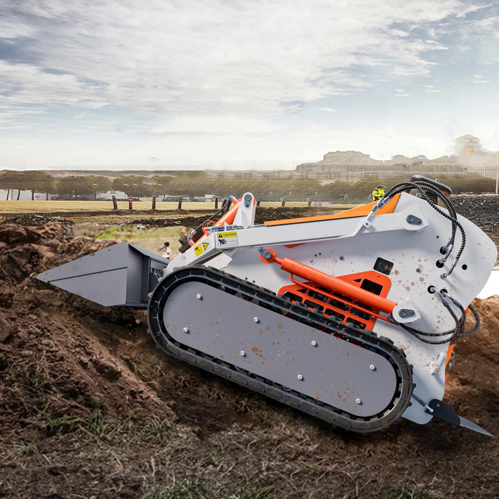 Generic LADYS LA380 Mini Skid Steer, Skid Steer for sale,EPA engine, for digging, bull-dozing, drilling, augering, trenching, trench-grinding