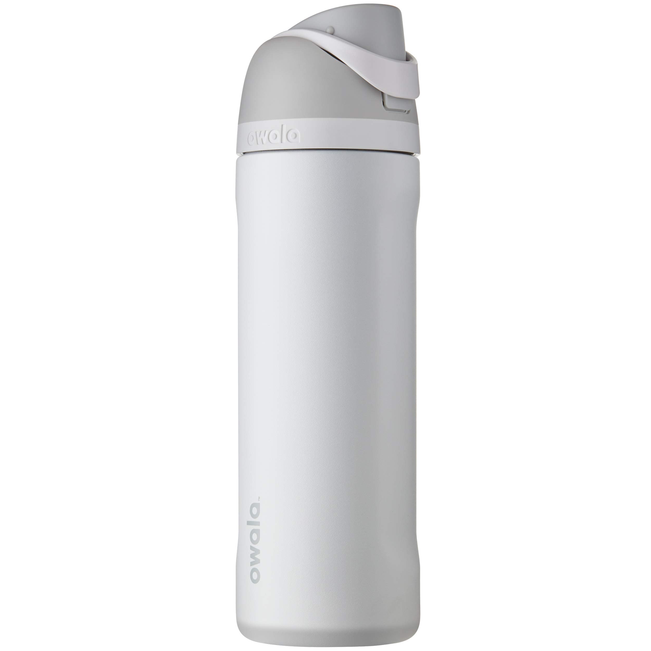 FreeSip Insulated Stainless Steel Water Bottle with Straw for Sports and Travel, BPA-Free, 24-oz, Shy Marshmallow