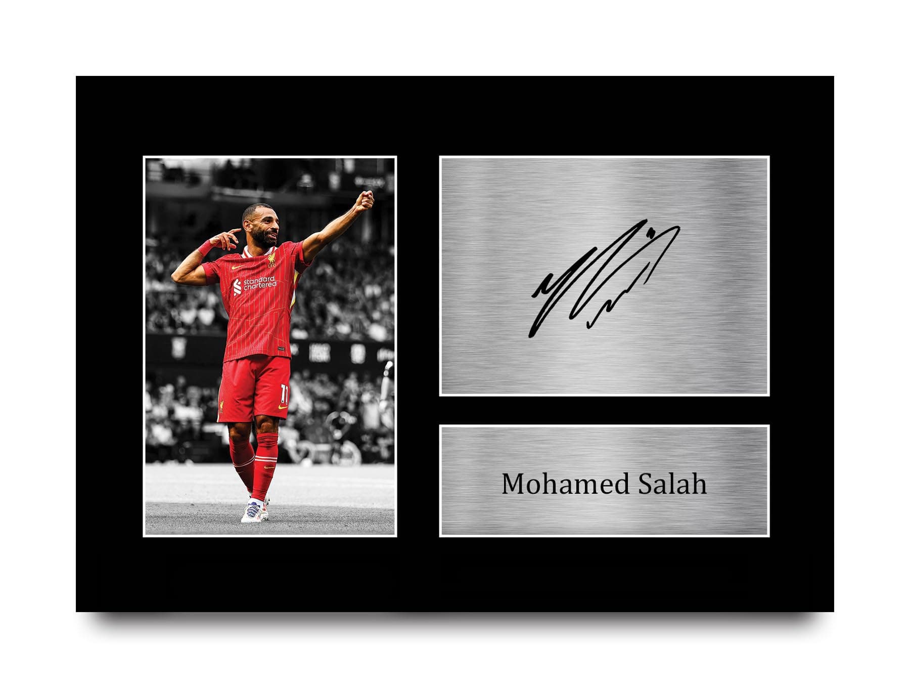 HWC Trading Mohamed Mo Salah Gifts Signed Printed Autograph Liverpool Gift Print Photo Picture Display