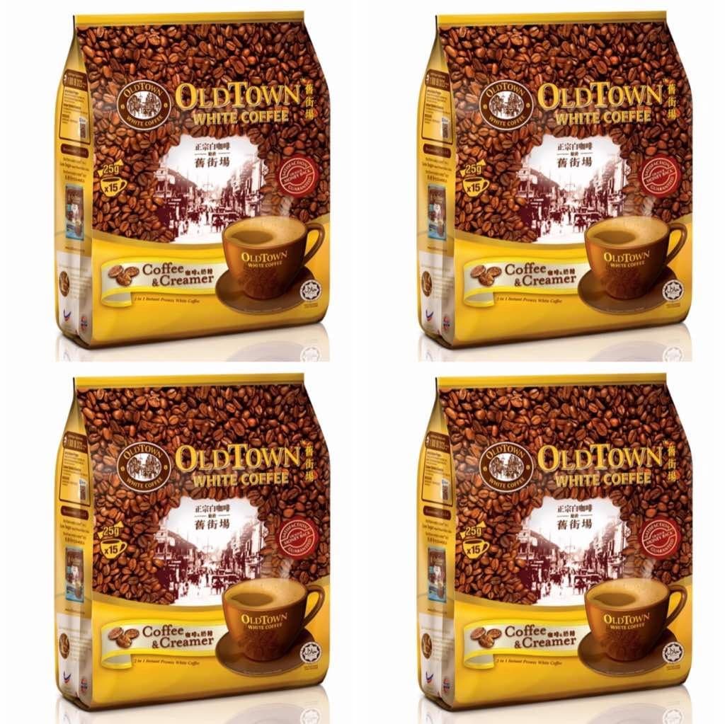 Old Town White Coffee 2 in 1 Coffee & Creamer Flavor (10 pack x 15 sachets) Imported from Malaysia