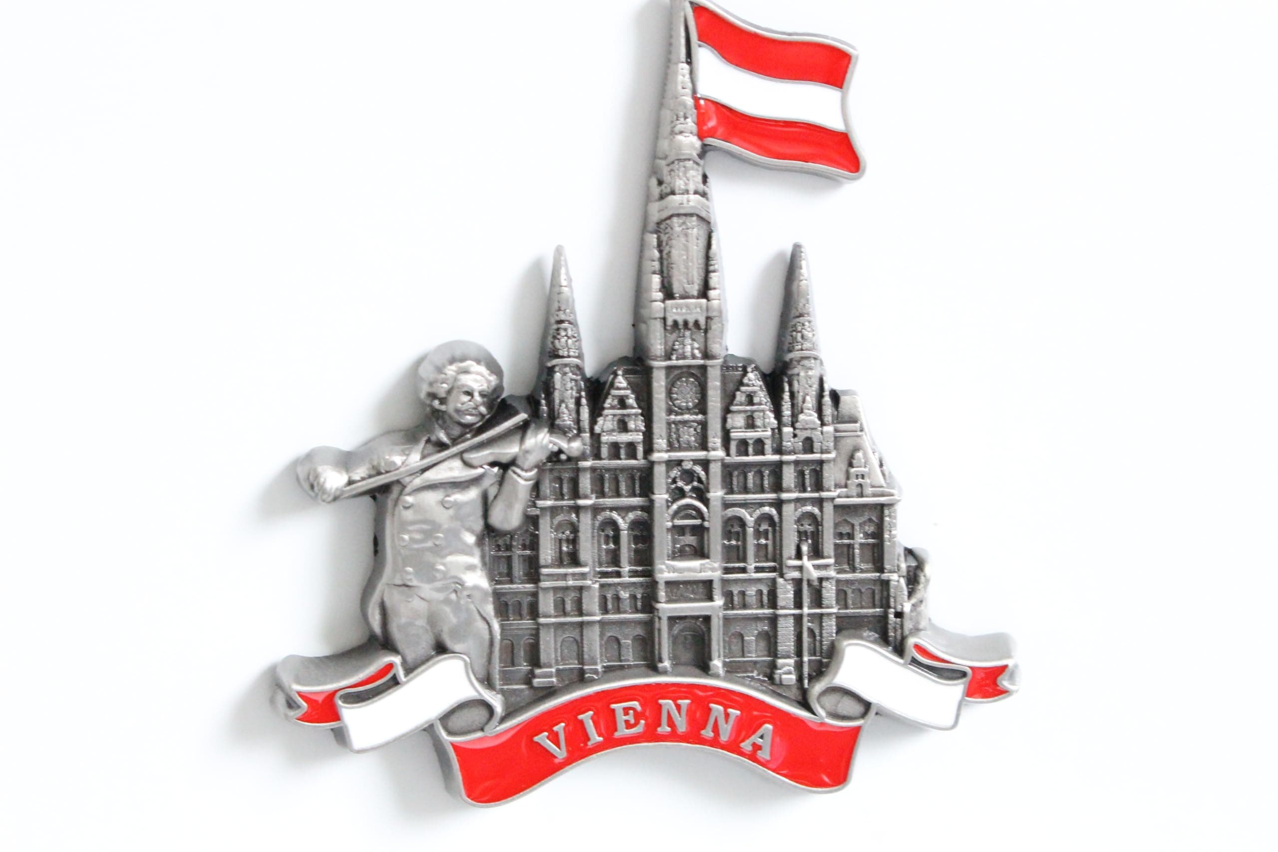 3D - VIENA AUSTRIA ST. STEPHEN'S CATHEDRAL Fridge Magnet Sticker City Holiday Souvenir Travel Memory on Refrigerator Gift