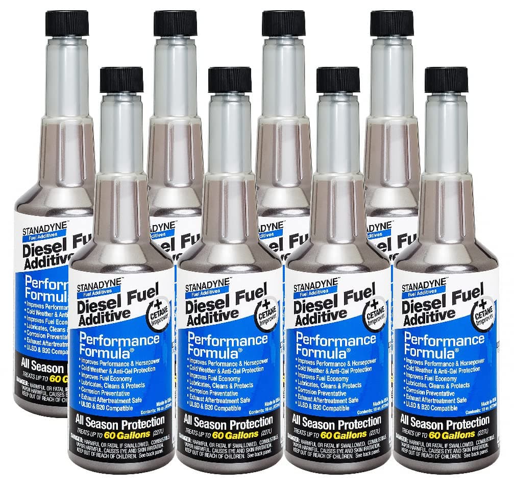 Stanadyne Performance Formula Diesel Fuel Additive - Pack of 8 Pint Bottles - Part # 385658