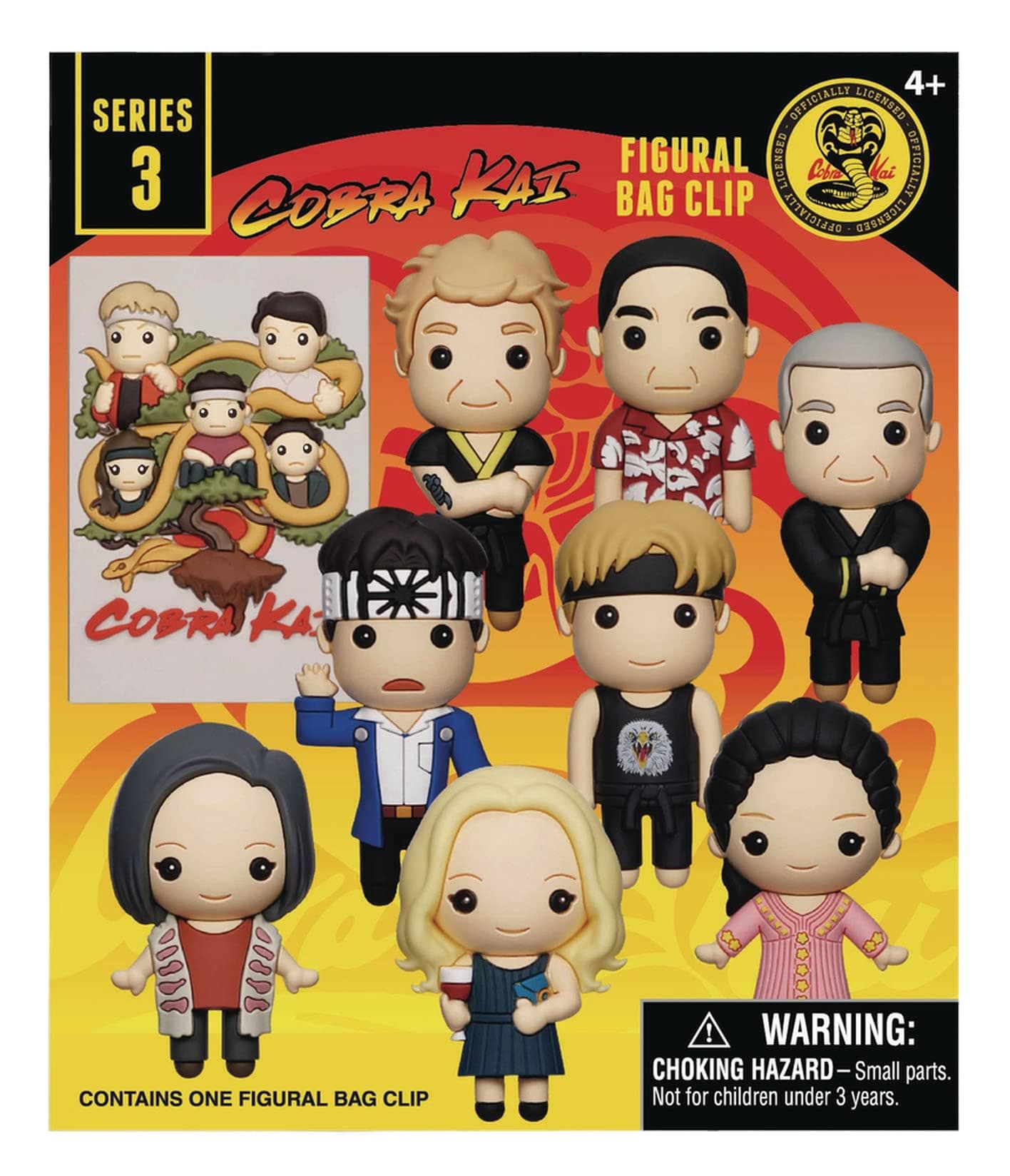 International Cobra Kai 3D Foam Bag Clip - Series 3