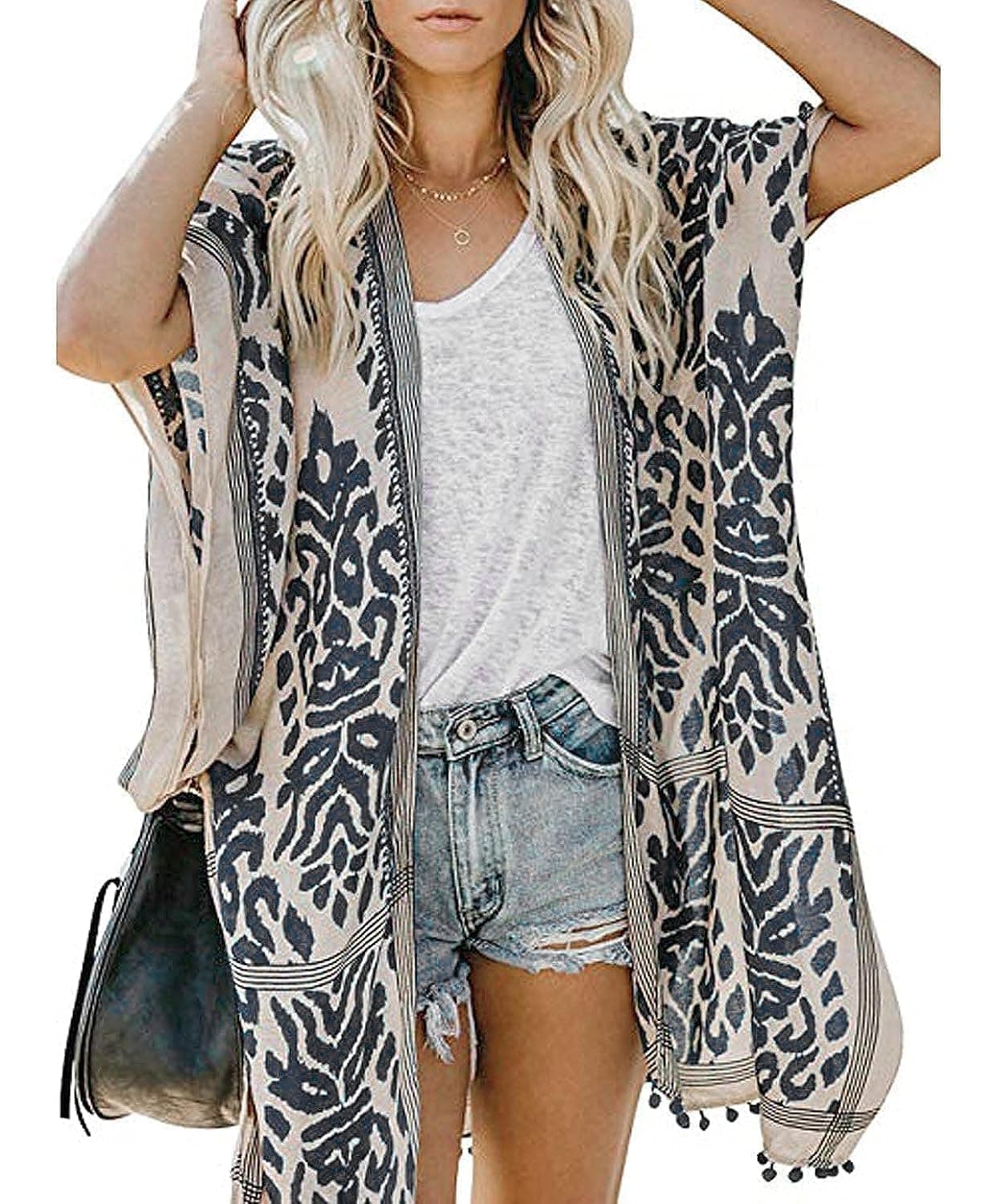 NC Women's Stylish Kimono Cardigan, One Size