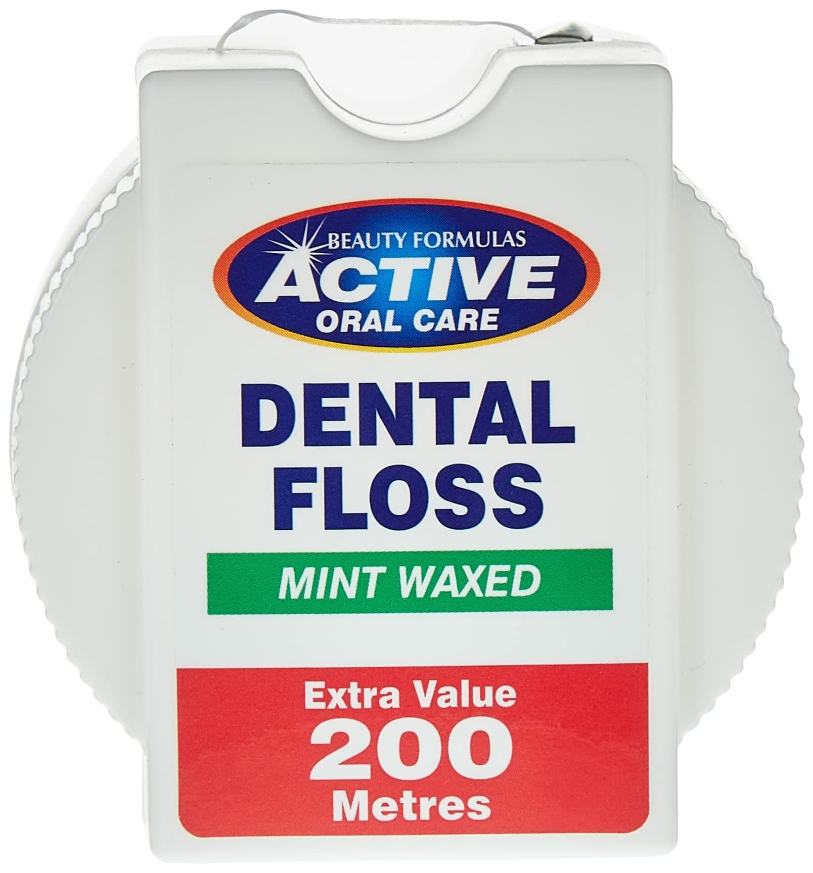 Beauty Formulas ACTIVE MINT WAXED 200M DENTAL FLOSS