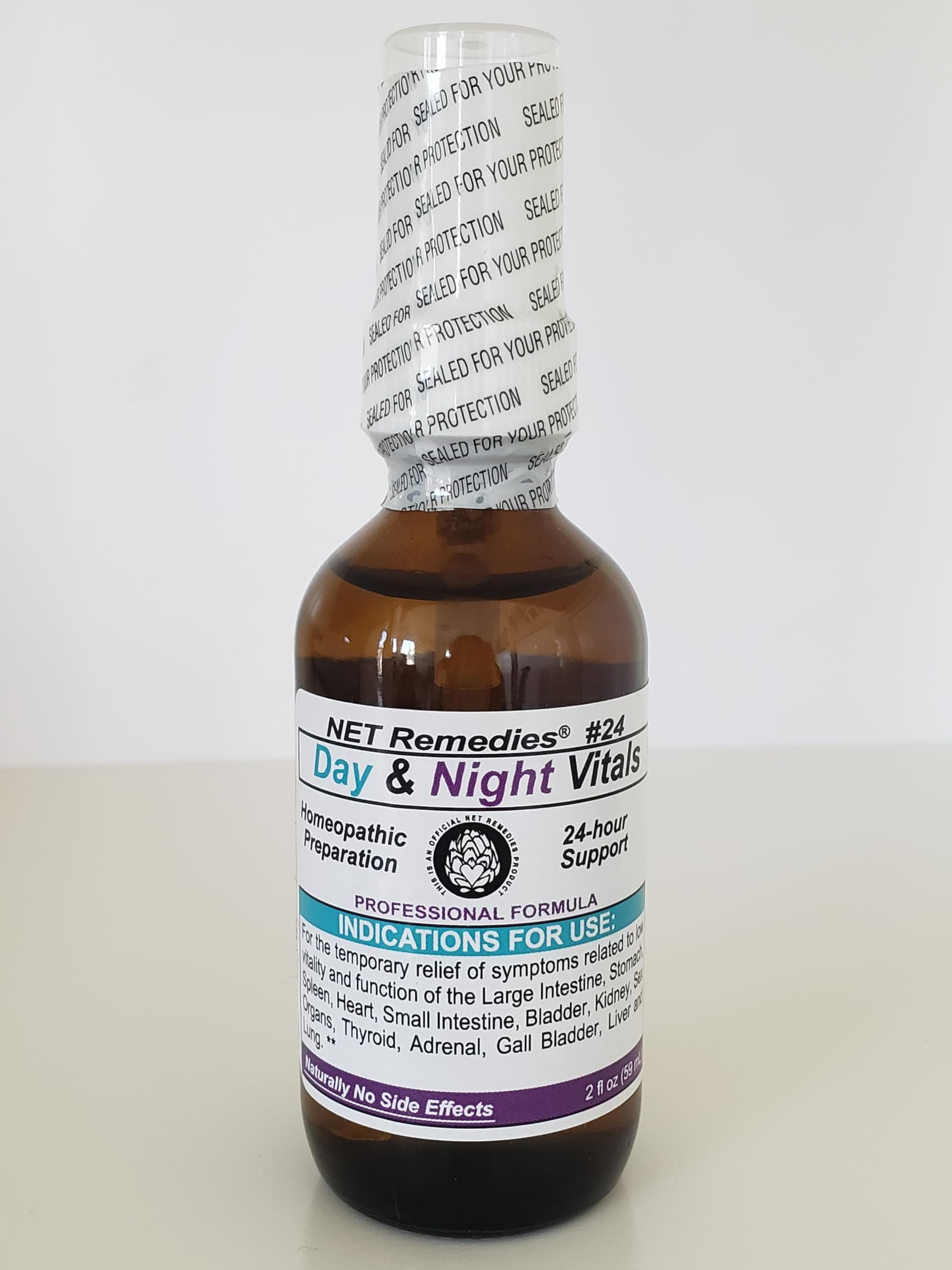 NET Remedies #24 Day & Night Vitals (59ml Oral Liquid with Spray Top)