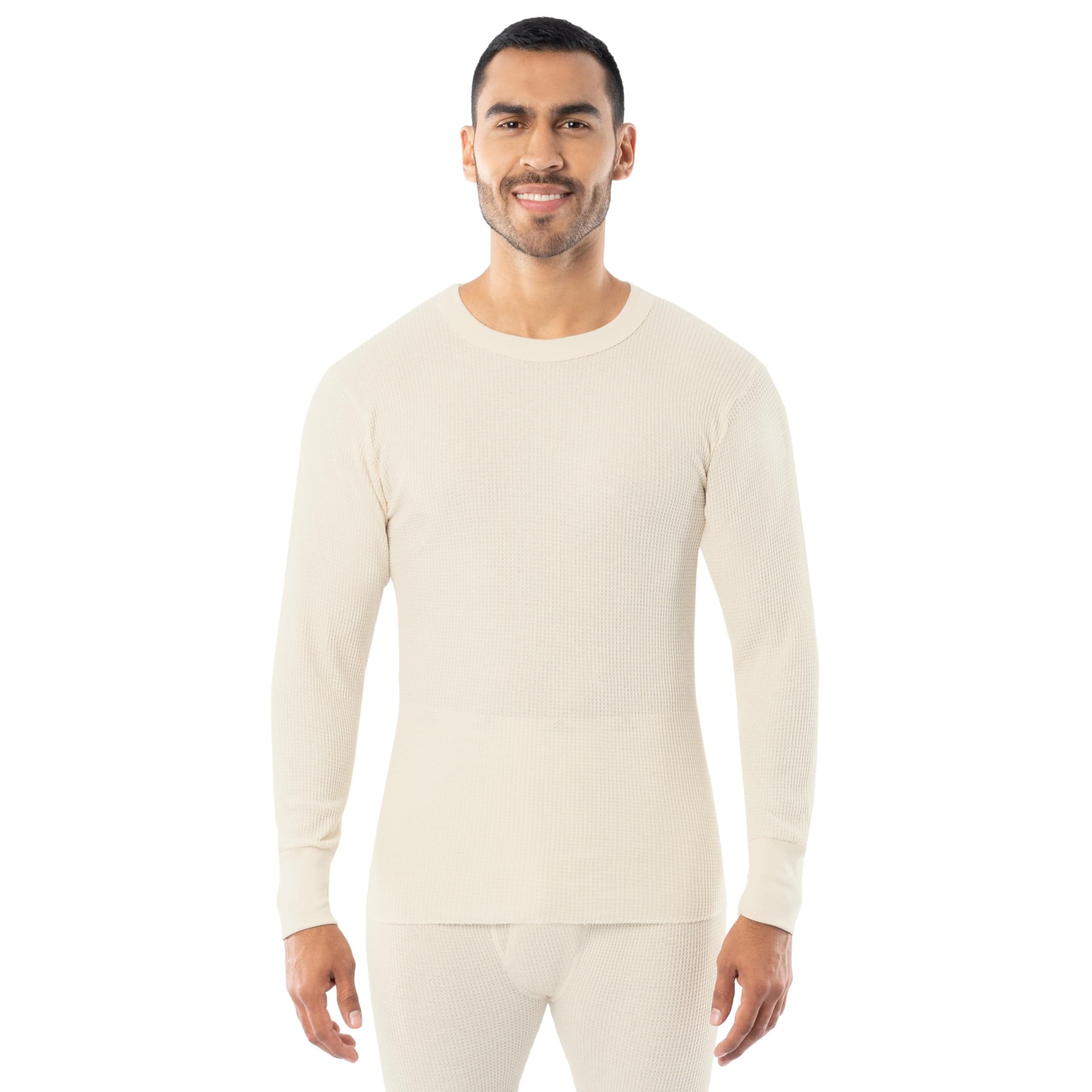 Indera Men's Heavyweight Cotton Waffle Thermal Underwear Top