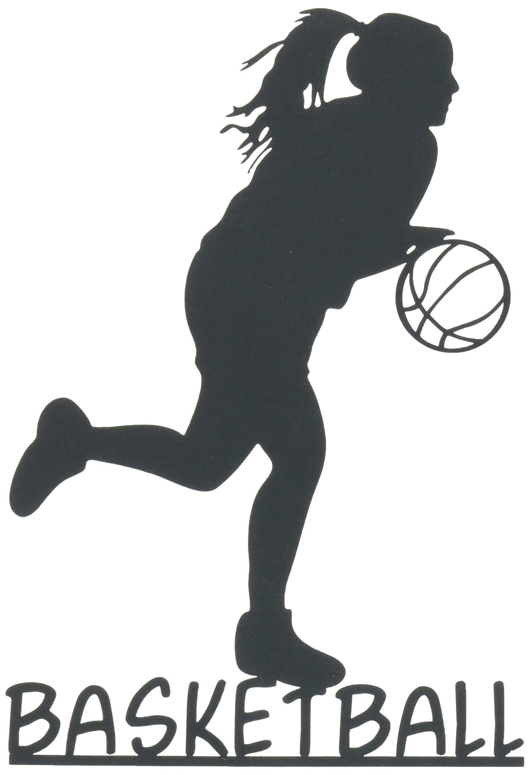 Scrapbook 101 Shape Cardstock Die Cuts, Basketball Girl