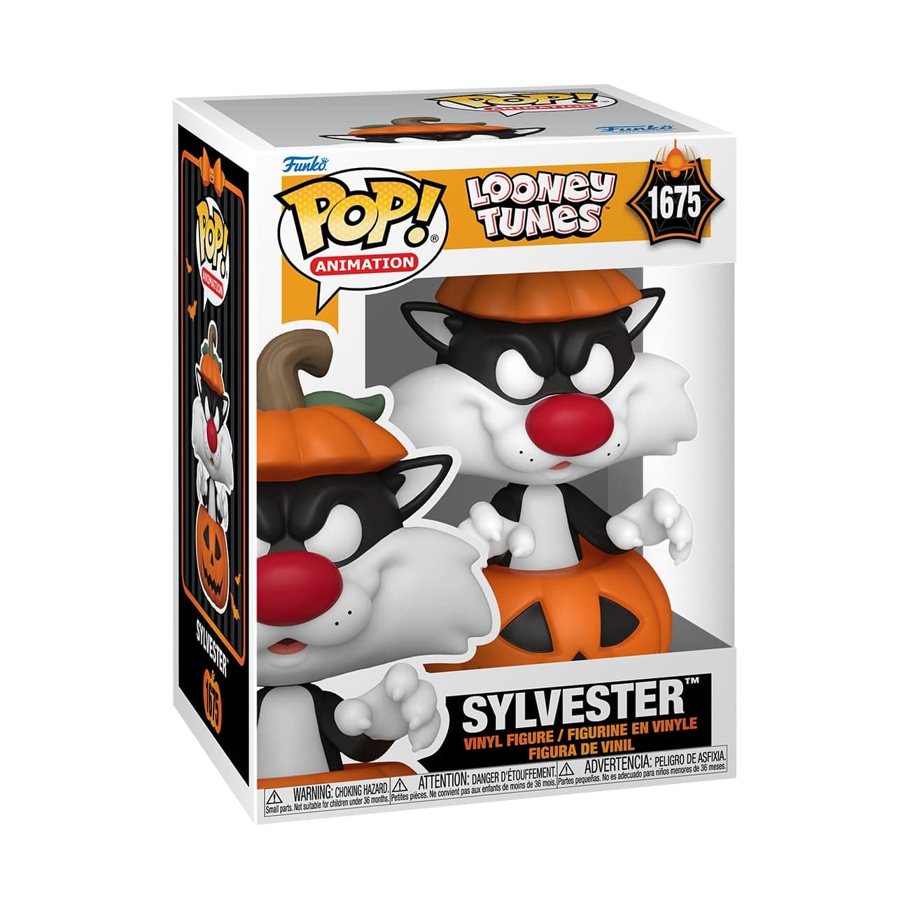 Pop! Animation: Sylvester Cat with Pumpkin - Looney Tunes - Collectable Vinyl Figure - Gift Idea - Official Merchandise - for Kids & Adults - Horror Fans - Model Figure for Collectors