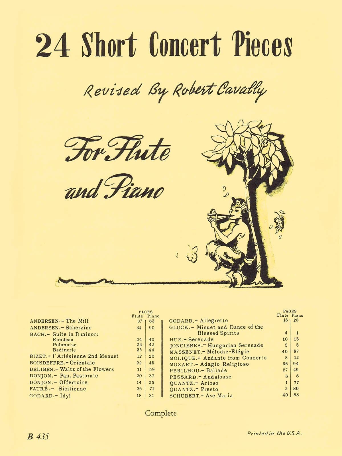 24 Short Concert Pieces: Flute and Piano (2-book set, flute and piano)