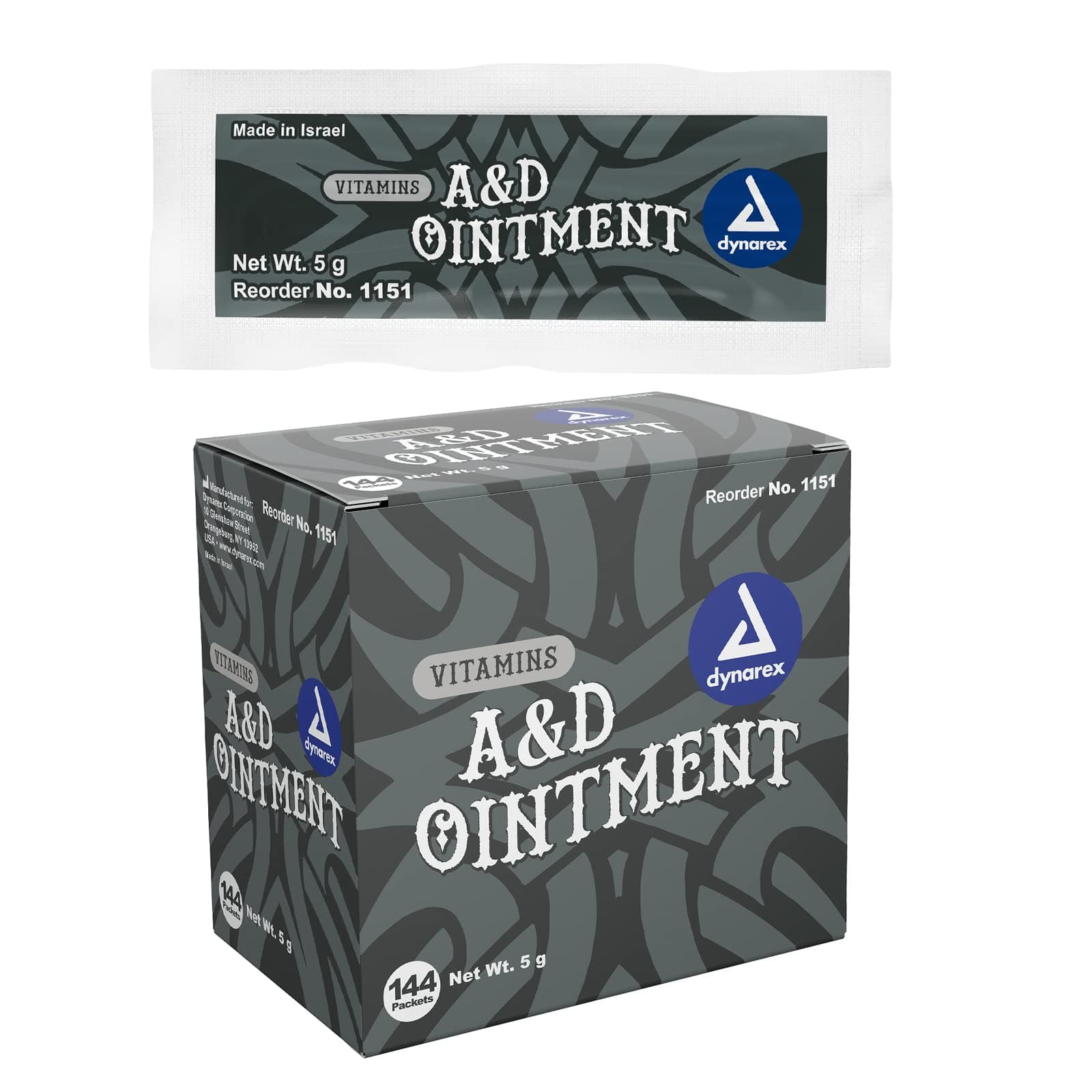 Vitamins A & D Ointment without Lanolin 144 5g Packets per Box