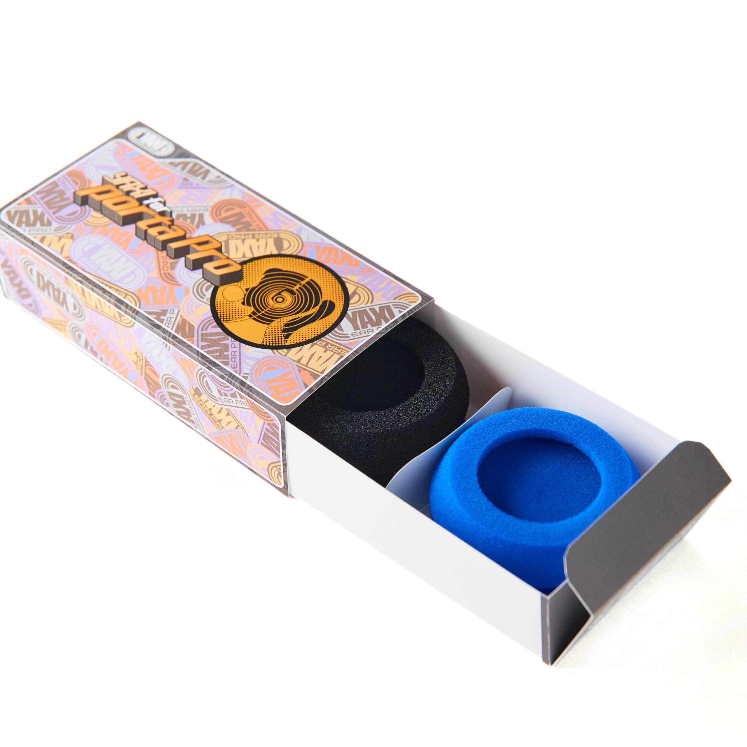 YAXI EARPADS for Koss PORTAPRO 2Pairs (Black+Blue)