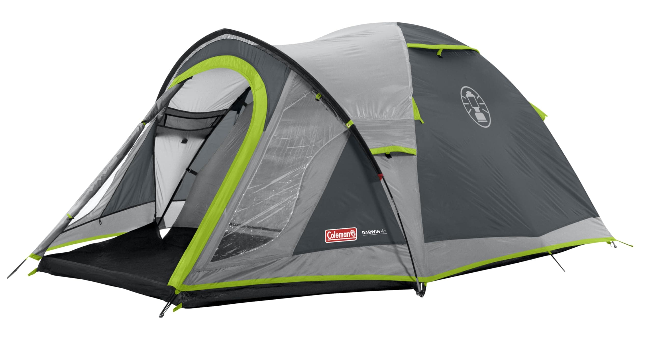 Coleman Tent Darwin 2-4 Person | Compact Lightweight Dome Tent | Models with Darkened Bedroom | Camping, Festival and Hiking Tent | 4500mm Waterproof | with Sewn-in Groundsheet