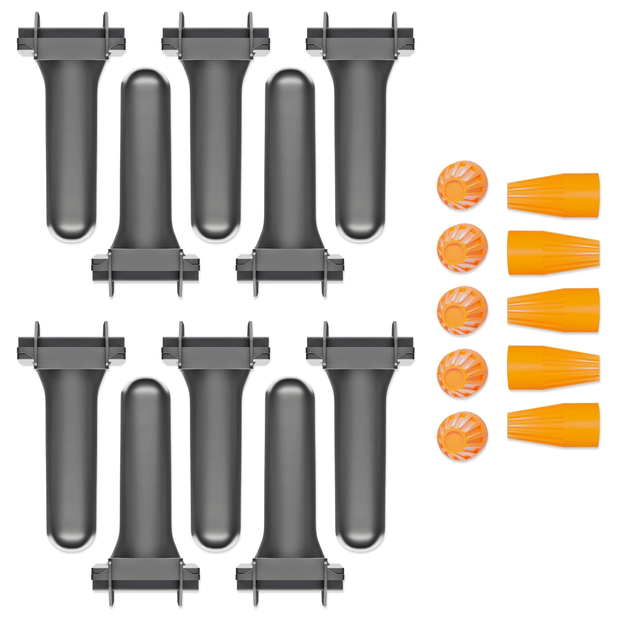 PetsTEK 10 Pack Direct Bury Waterproof Wire Splice Kit, Wire Nut Electrical Connectors for Wire Break Repair, Compatible with PetSafe, SportDog, Dogtra In-Ground Dog Fence Systems, Made in USA