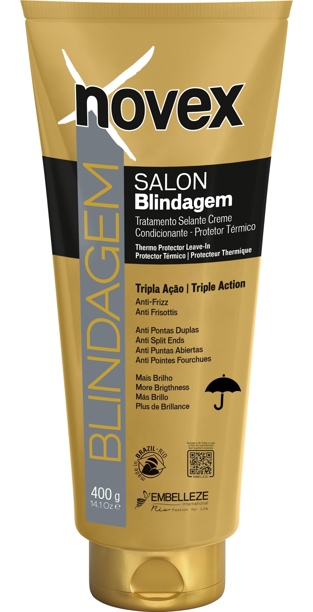 Capillary Shielding Novex Gold 400 g, 400 ml