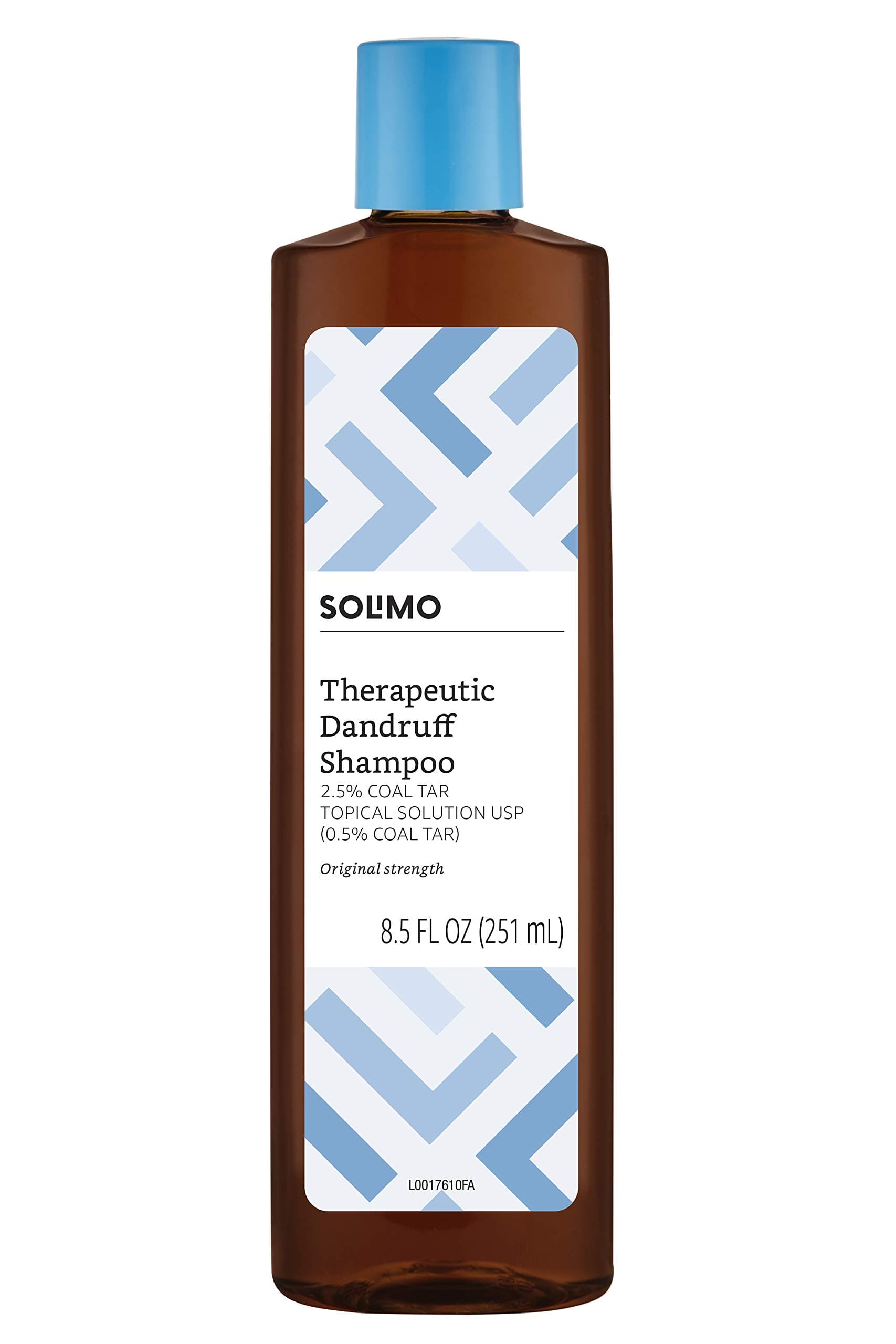 Amazon Brand - Solimo Therapeutic Dandruff Shampoo, Original Strength, 8.5 fl oz
