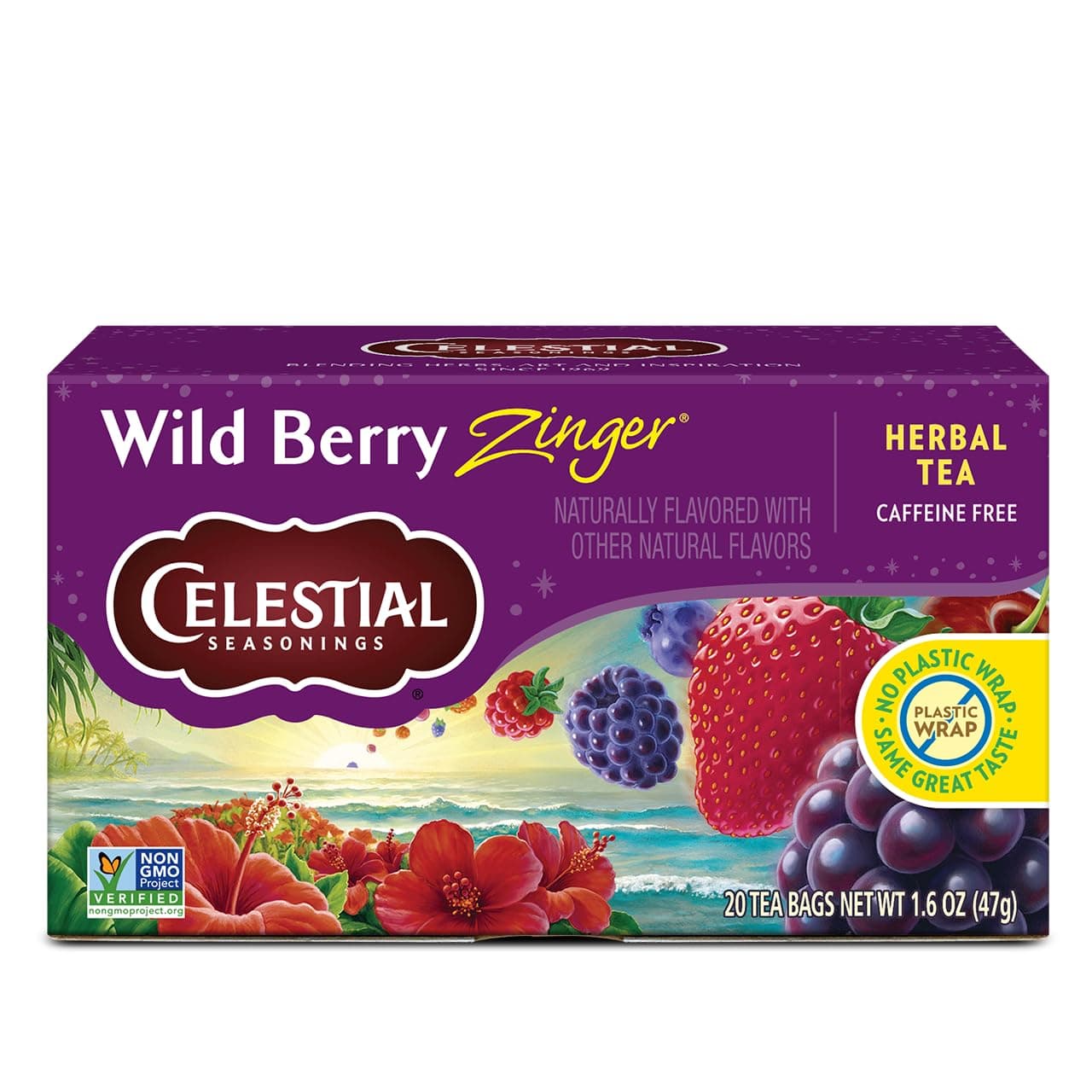 Herb Tea Wild Berry Zinger - 20 Tea Bags