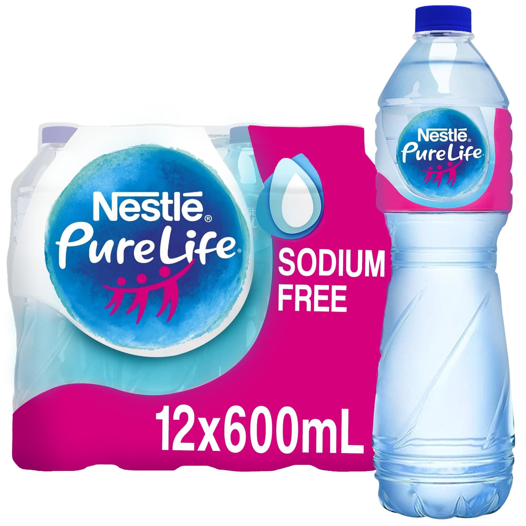 Nestle Pure Life Water, 12X600 ml